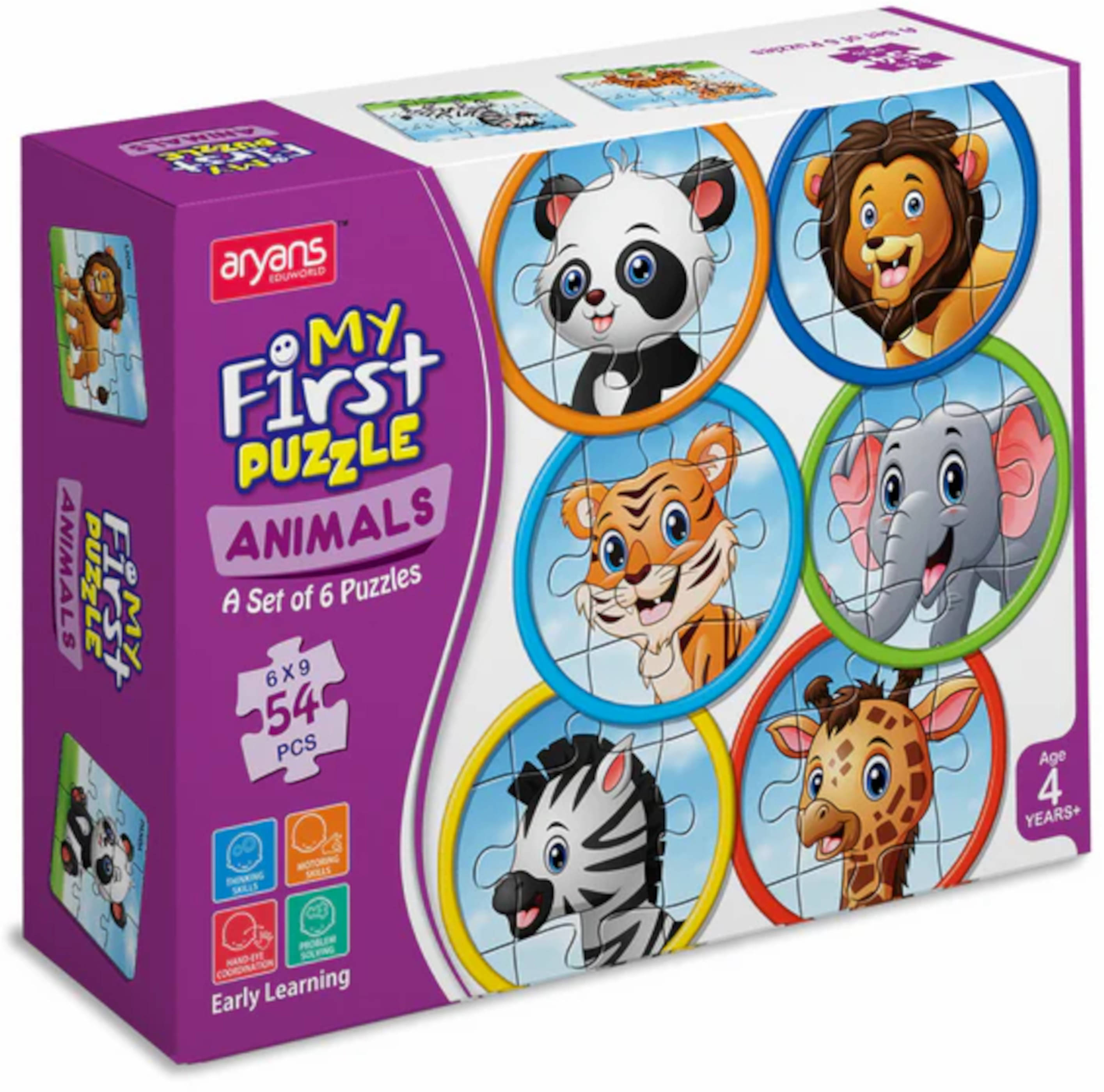     			YUIOP − My First Puzzle - Jigsaw Puzzles for Kids - Explore Animals - Fun & Learn