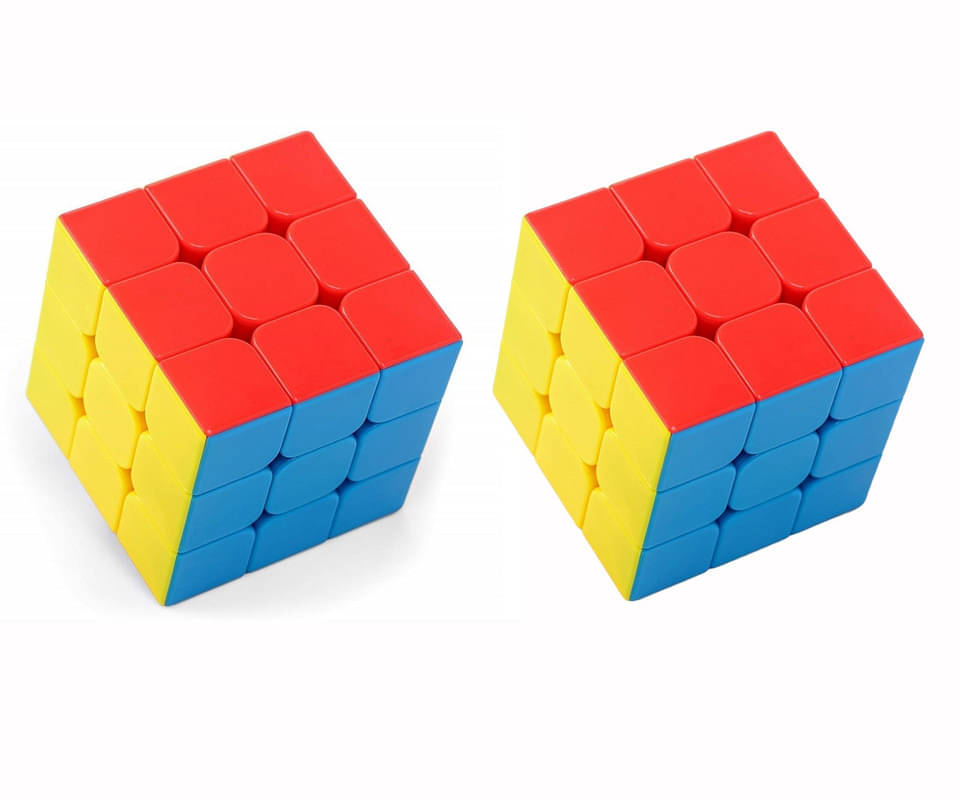 YUIOP - Speed Up Cube - 3x3x3 Cube - Quick and Smooth Rotation Cube (Pack Of 2) YUIOP - Speed Up Cube - 3x3x3 Cube - Quick and Smooth Rotation Cube (Pack Of 2)
