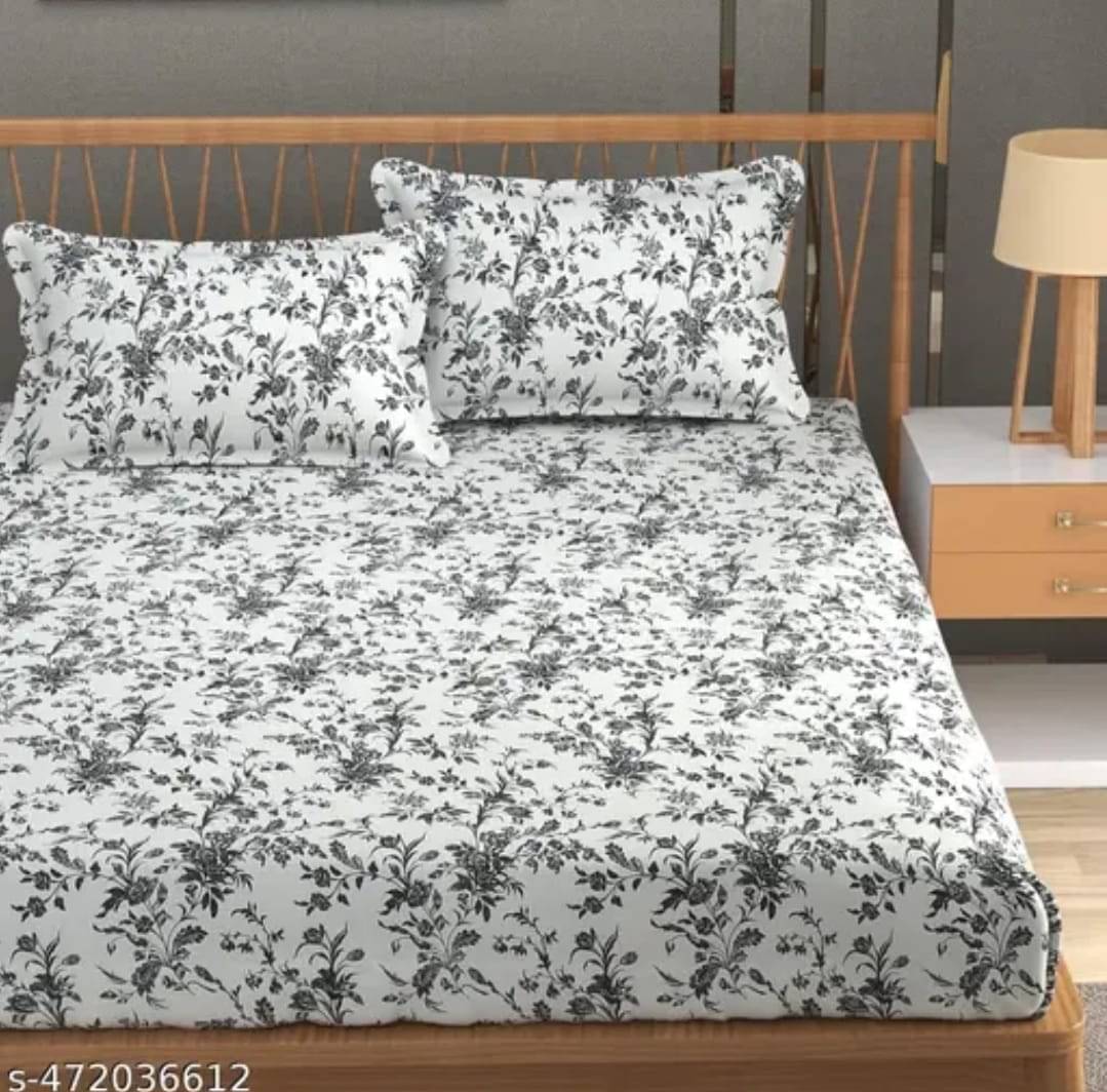     			homdazal Microfibre Abstract Fitted ( Queen Size ) - Multi