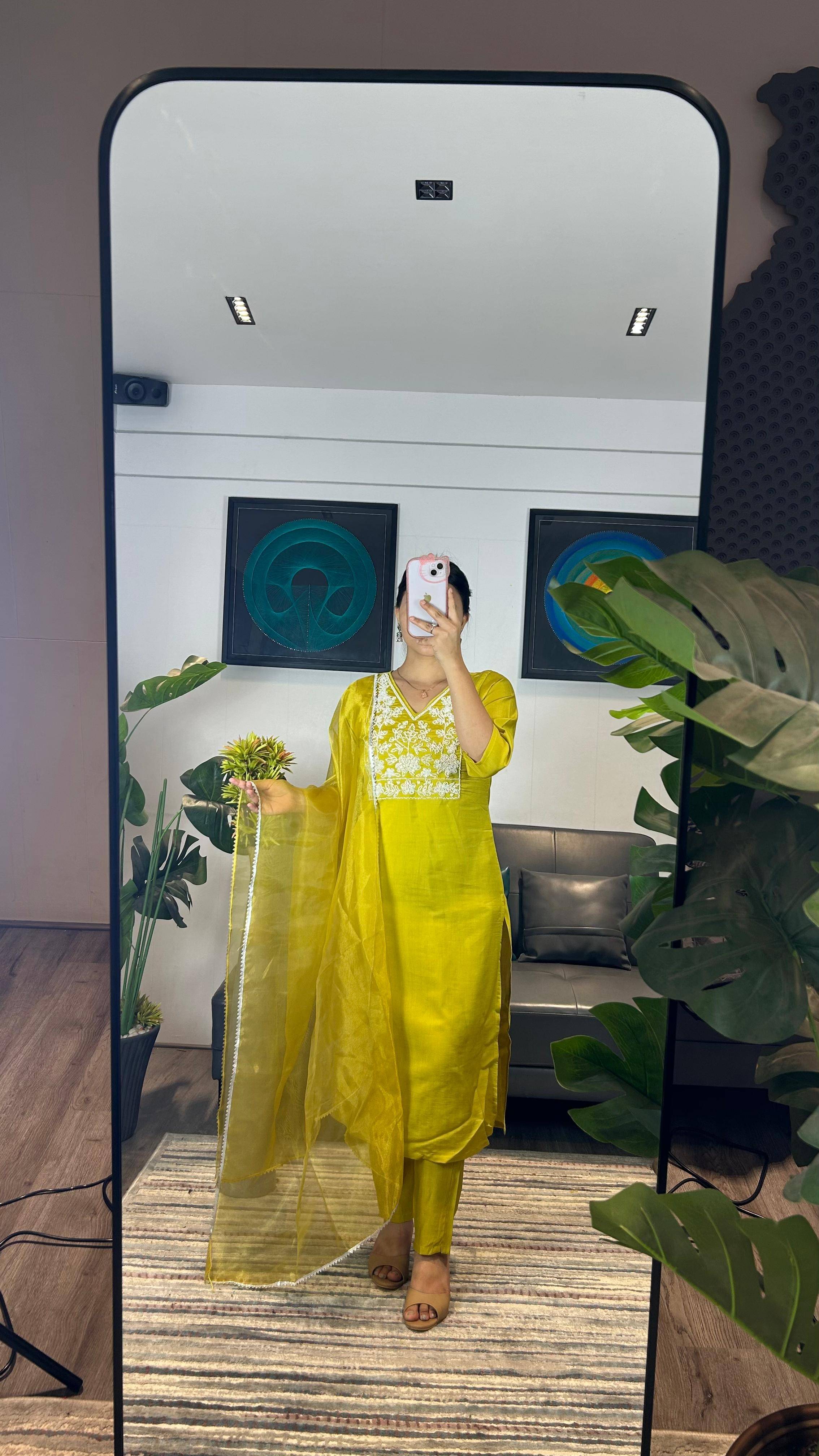 kedar fab Women Silk Blend Embroidered Straight Kurti With Pants ( Mint Green ) kedar fab Women Silk Blend Embroidered Straight Kurti With Pants ( Mint Green )