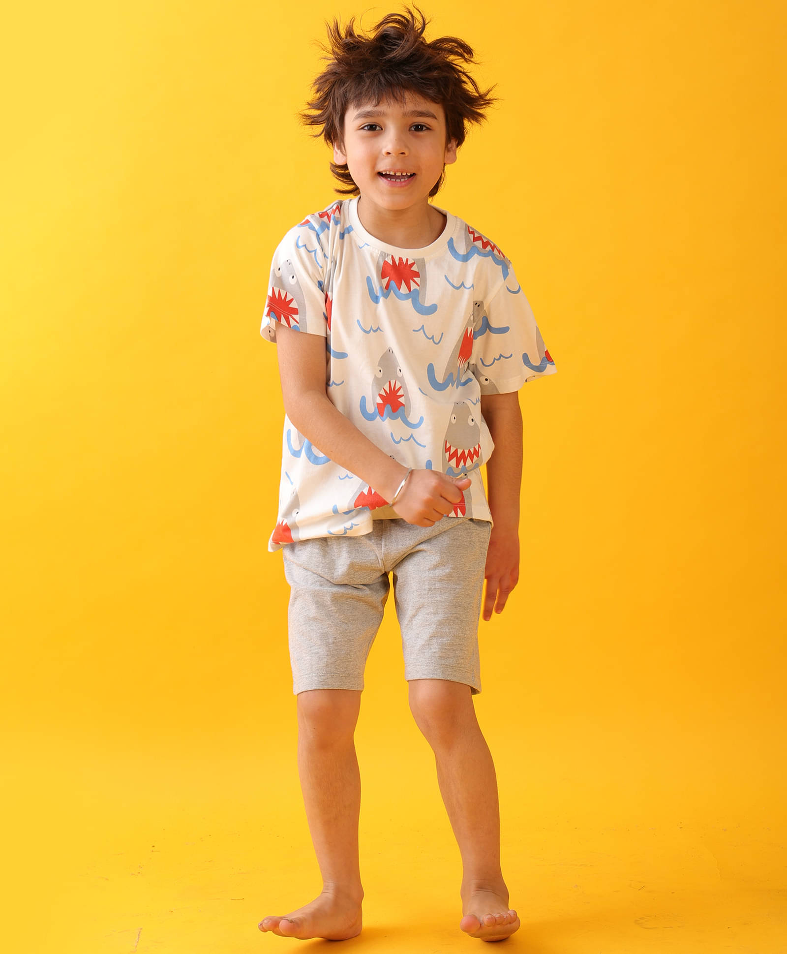     			ANTHRILO Pack of 1 Baby Boys 100% Cotton Nightsuit Set ( Off White )