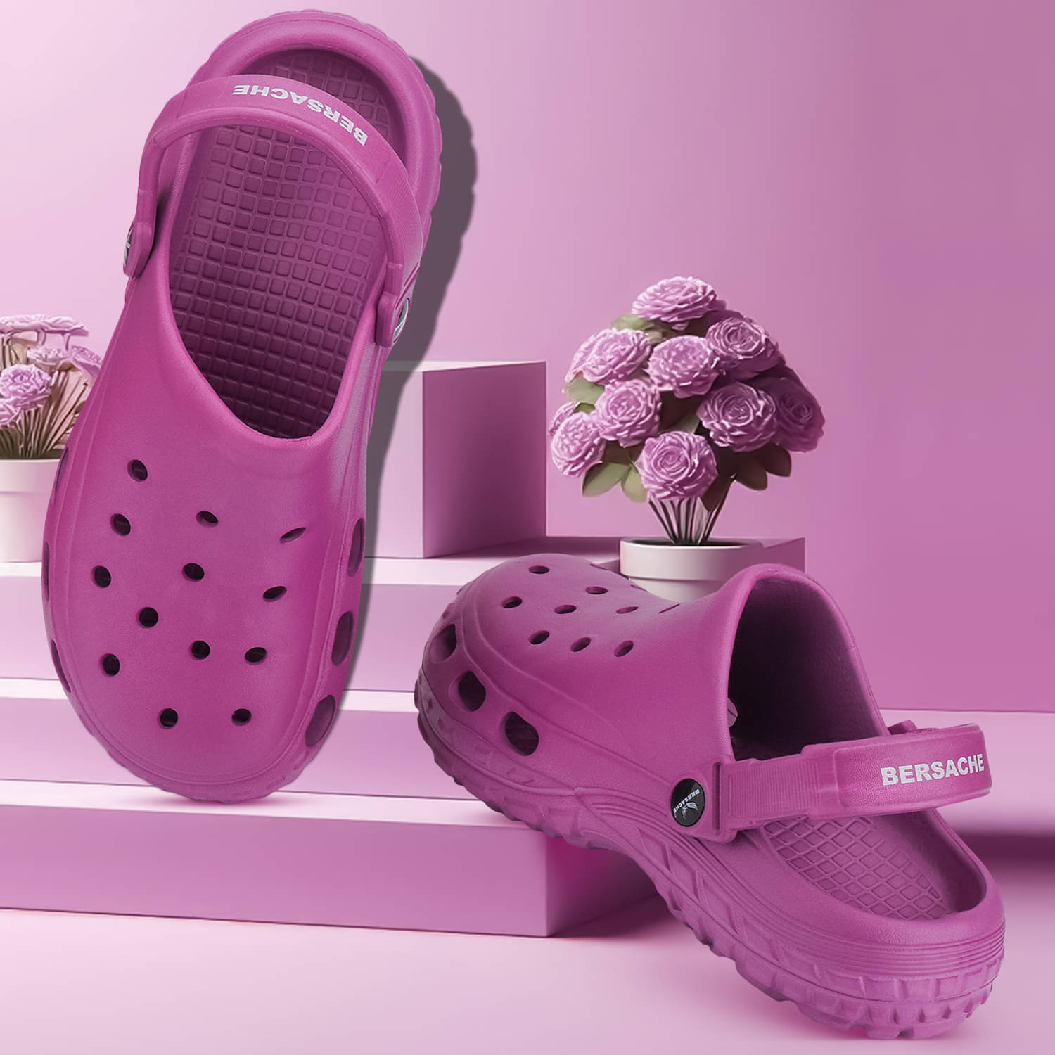     			Bersache Pink Women's Flats