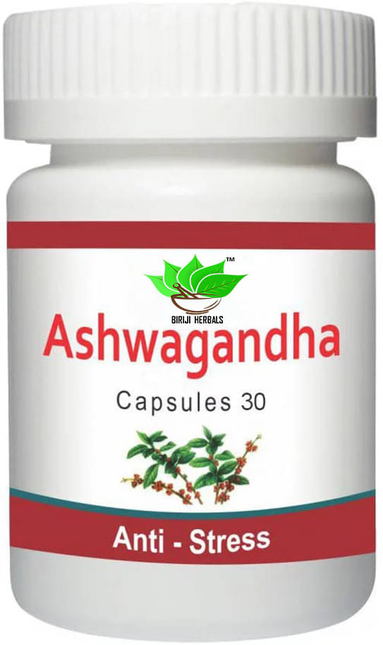     			Birji Herbals AYURVEDIC ASHWAGANDHA CAPSULE 30veg capsules pack of 1