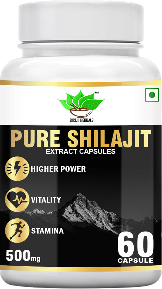     			Birji Herbals PURE SHILAJIT EXTRACT CAPSULE (500mg)