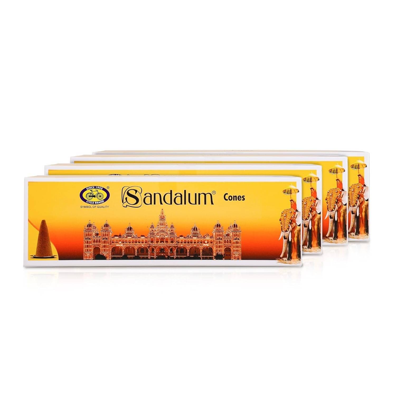     			Cycle Dhoop Chandan 64 gm ( Pack of 4 )