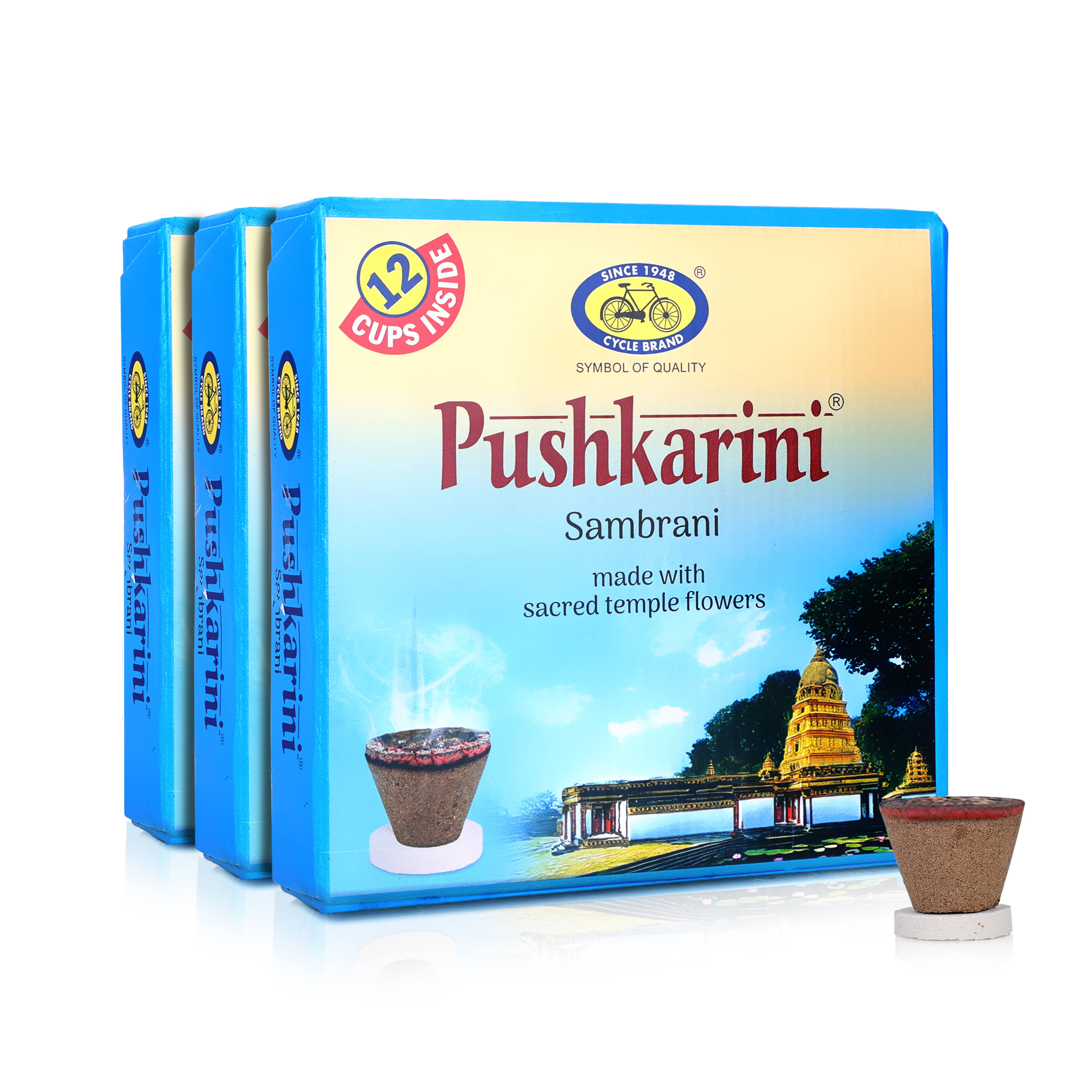     			Cycle Dhoop Guggal 12 gm ( Pack of 3 )