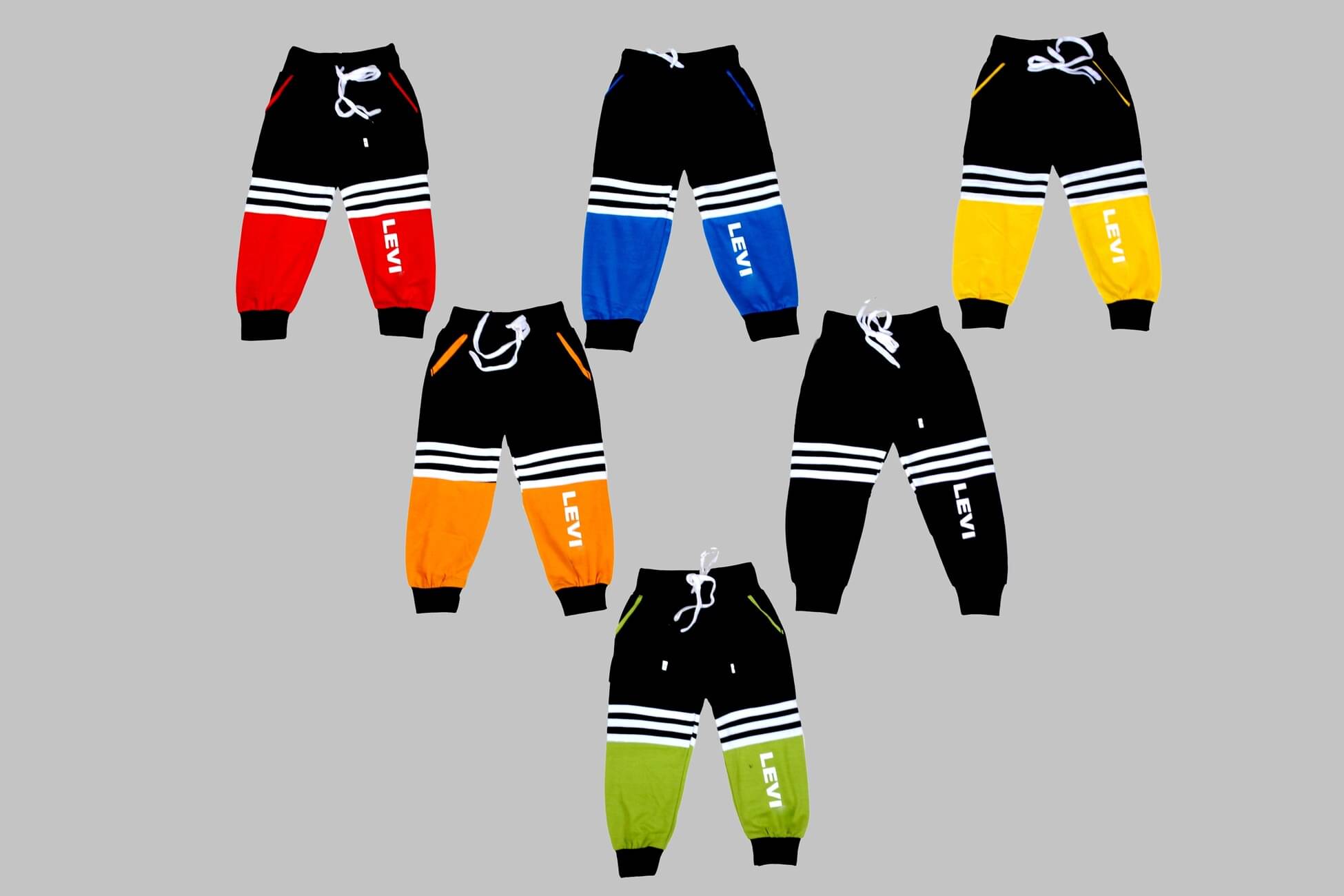 DIAMOND EXPORTER Pack of 6 Baby Boys Cotton Blend Trackpant ( Multicolor ) DIAMOND EXPORTER Pack of 6 Baby Boys Cotton Blend Trackpant ( Multicolor )