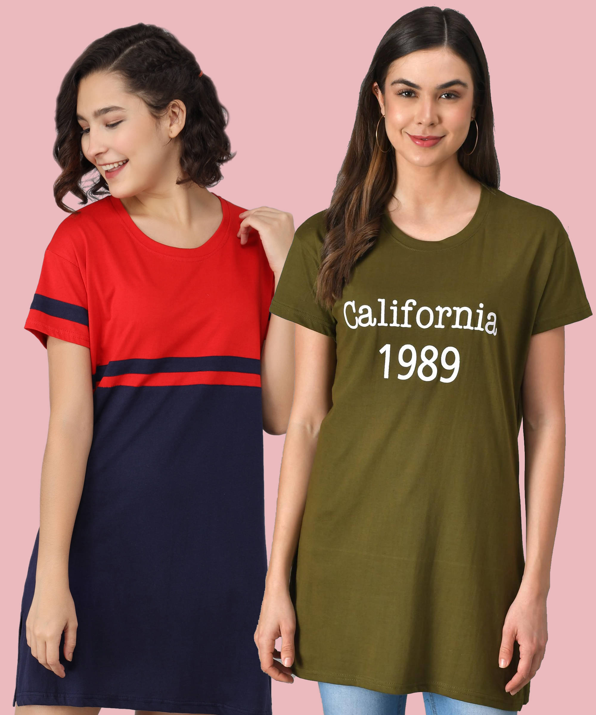 GRAND MALBORK Women Cotton Printed Regular Fit Round Neck T-Shirt ( Multicolor )     			GRAND MALBORK Women Cotton Printed Regular Fit Round Neck T-Shirt ( Multicolor )