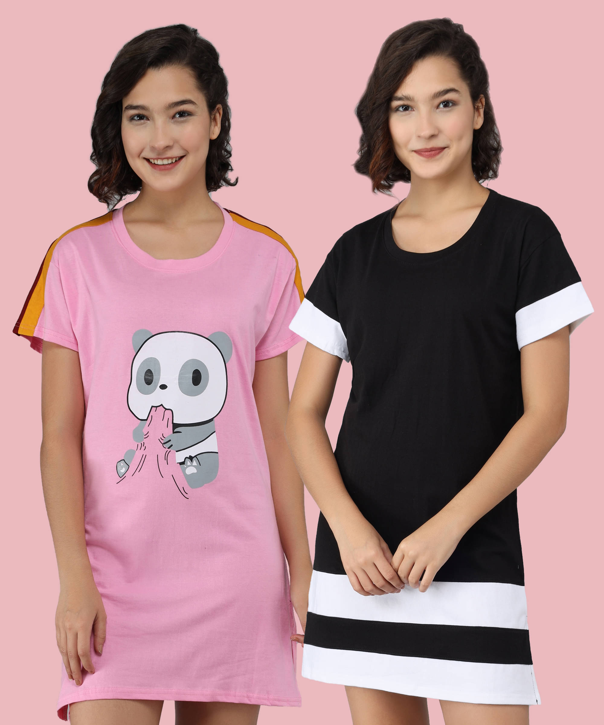     			GRAND MALBORK Women Cotton Printed Regular Fit Round Neck T-Shirt ( Multicolor )