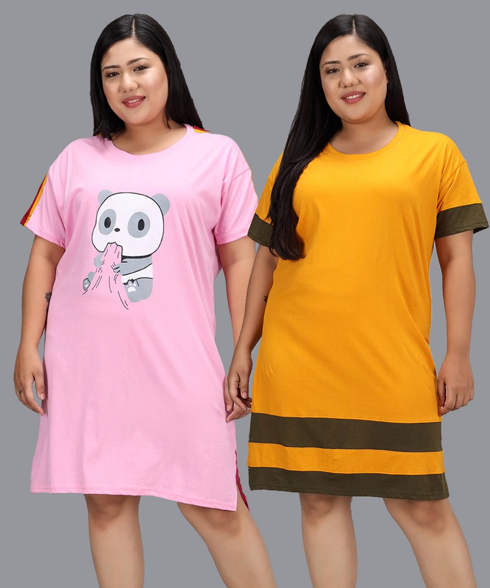     			GRAND MALBORK Women Cotton Printed Regular Fit Round Neck T-Shirt ( Multicolor )