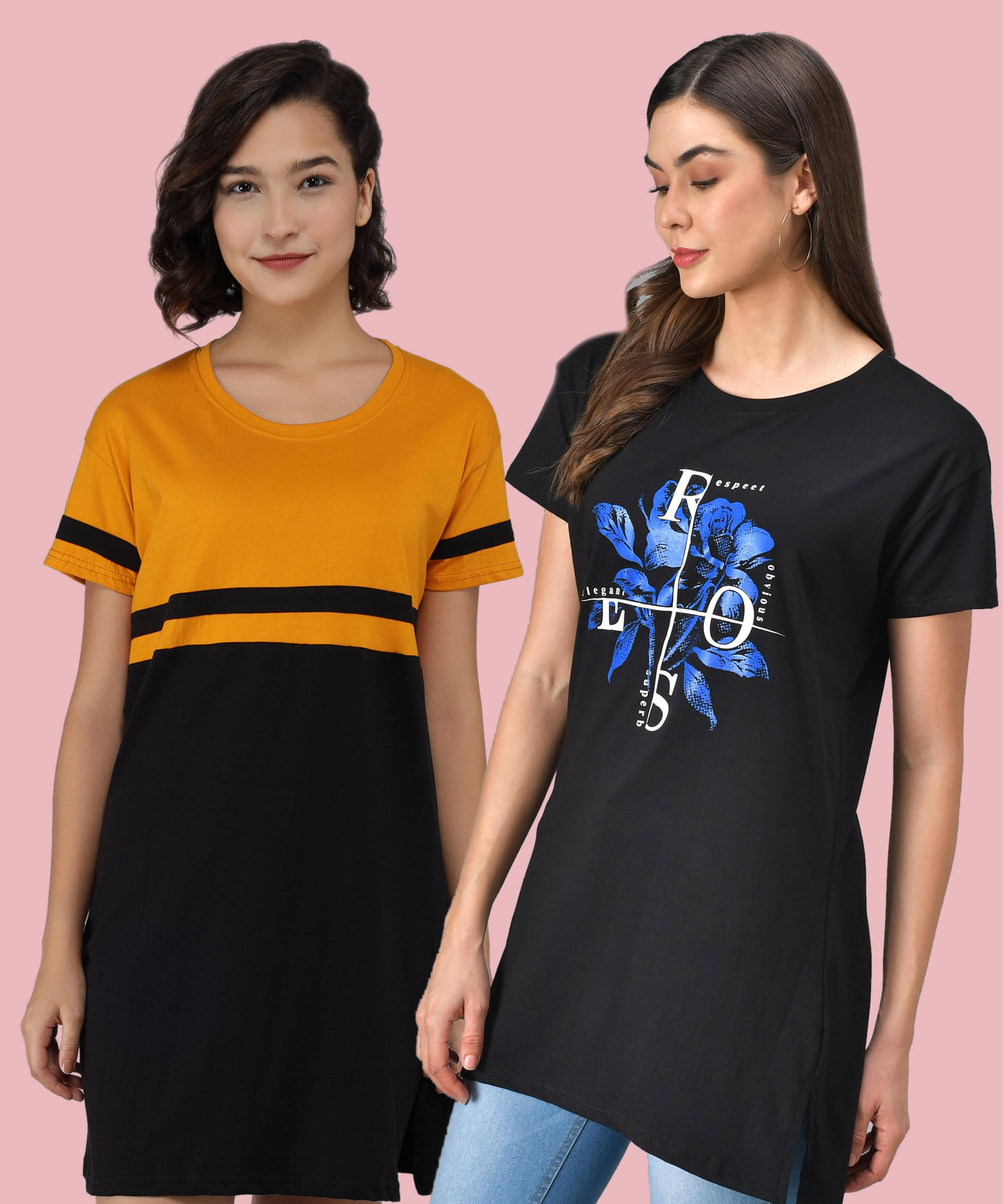     			GRAND MALBORK Women Cotton Printed Regular Fit Round Neck T-Shirt ( Multicolor )