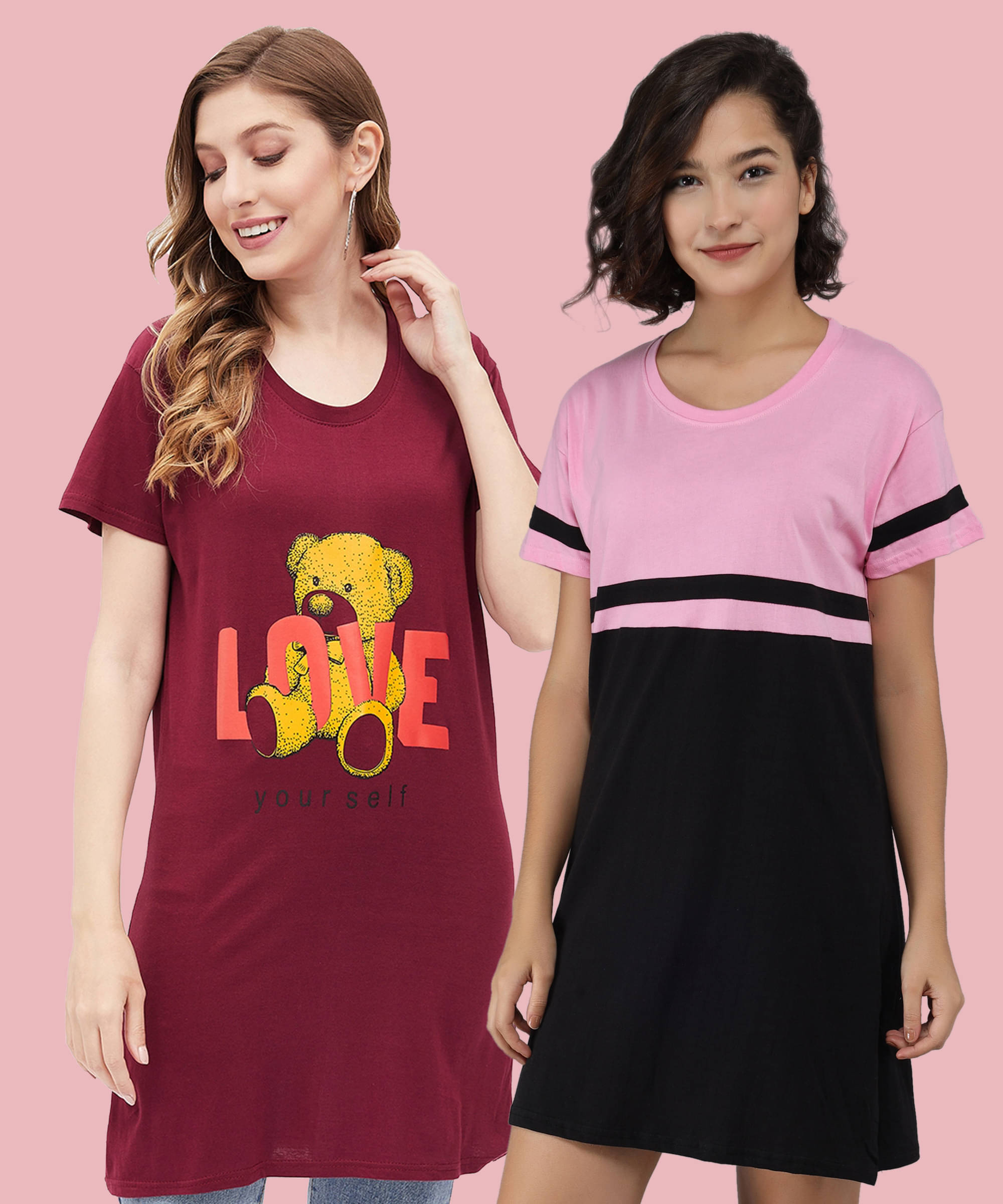 GRAND MALBORK Women Cotton Printed Regular Fit Round Neck T-Shirt ( Multicolor )     			GRAND MALBORK Women Cotton Printed Regular Fit Round Neck T-Shirt ( Multicolor )