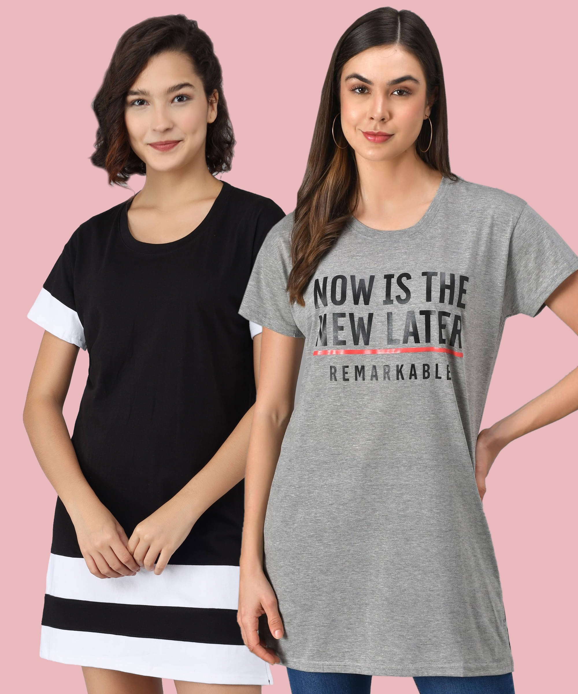 GRAND MALBORK Women Cotton Printed Regular Fit Round Neck T-Shirt ( Multicolor ) GRAND MALBORK Women Cotton Printed Regular Fit Round Neck T-Shirt ( Multicolor )