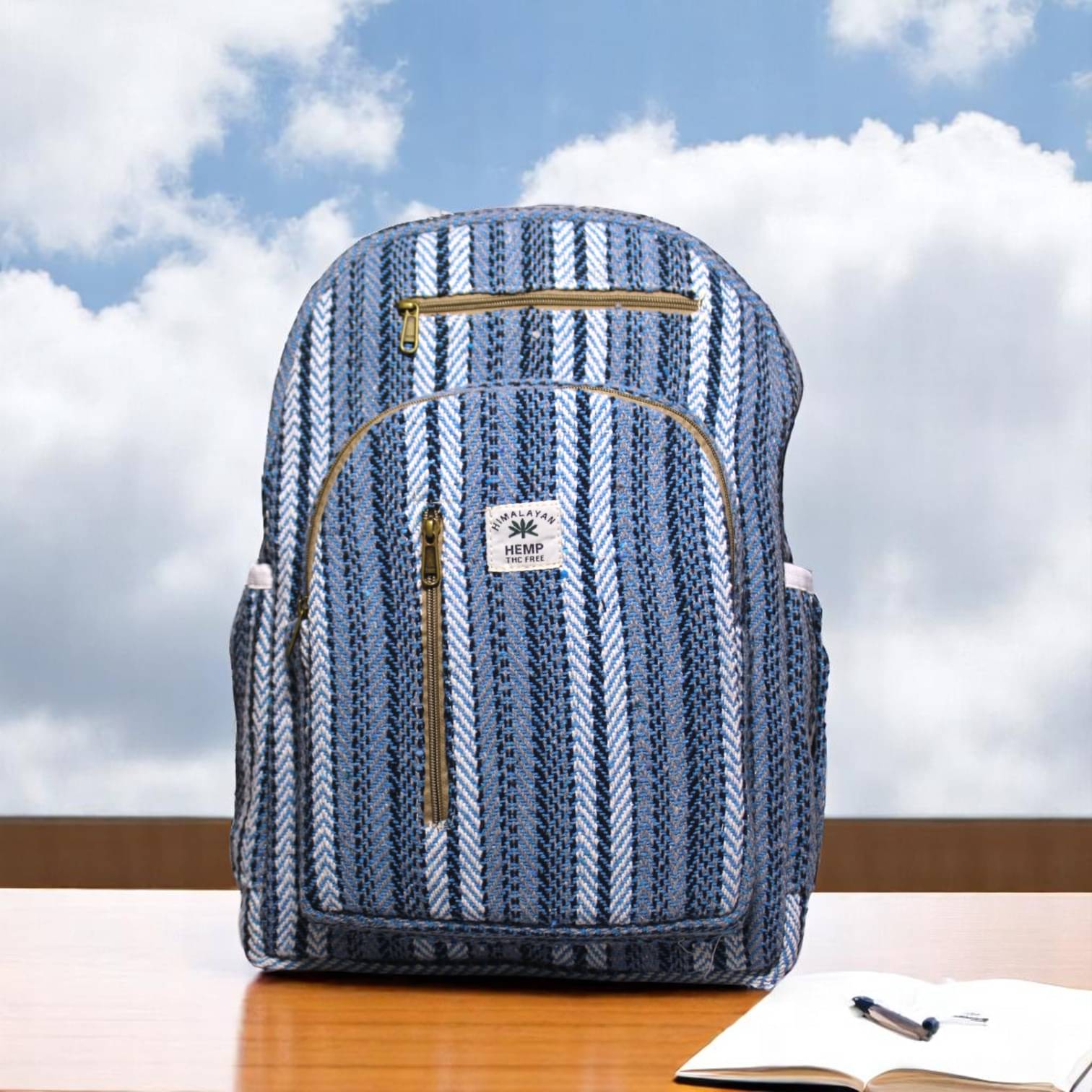     			Gau Sudh 25 Ltrs Canvas Backpack *For Boys & Girls ( Multicolor )