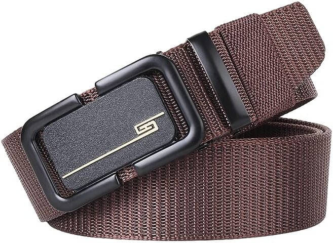 JDL - Brown Nylon Men's Casual Belt ( Pack of 1 ) JDL - Brown Nylon Men's Casual Belt ( Pack of 1 )