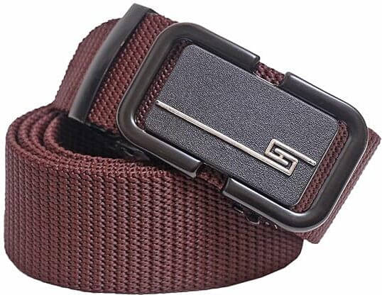     			JDL - Brown Nylon Men's Casual Belt ( Pack of 1 )