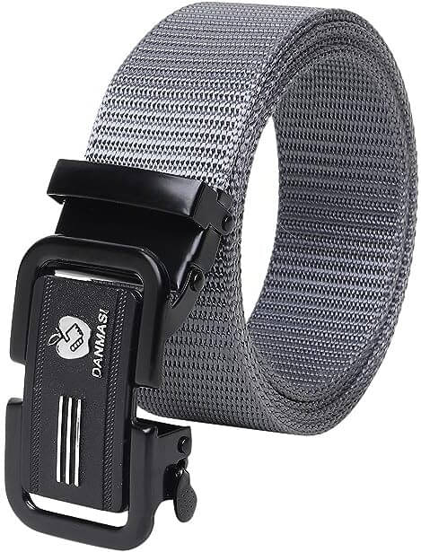 JDL - Gray Nylon Men's Casual Belt ( Pack of 1 ) JDL - Gray Nylon Men's Casual Belt ( Pack of 1 )