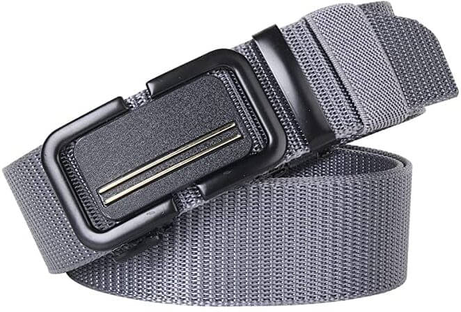 JDL - Gray Nylon Men's Casual Belt ( Pack of 1 )     			JDL - Gray Nylon Men's Casual Belt ( Pack of 1 )