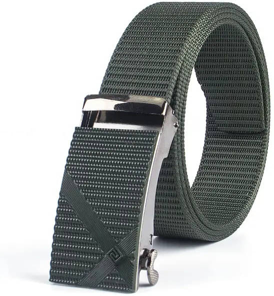 JDL - Green Nylon Men's Casual Belt ( Pack of 1 ) JDL - Green Nylon Men's Casual Belt ( Pack of 1 )