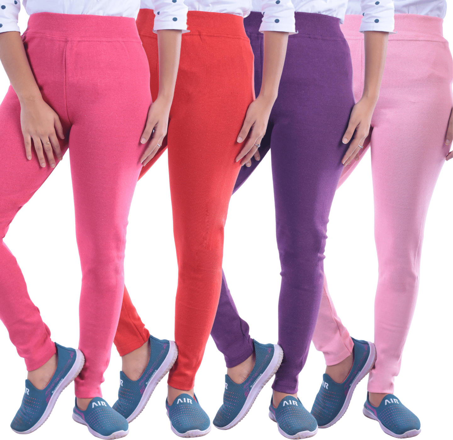     			KARARO Women Cotton Blend Skinny Fit Jegging