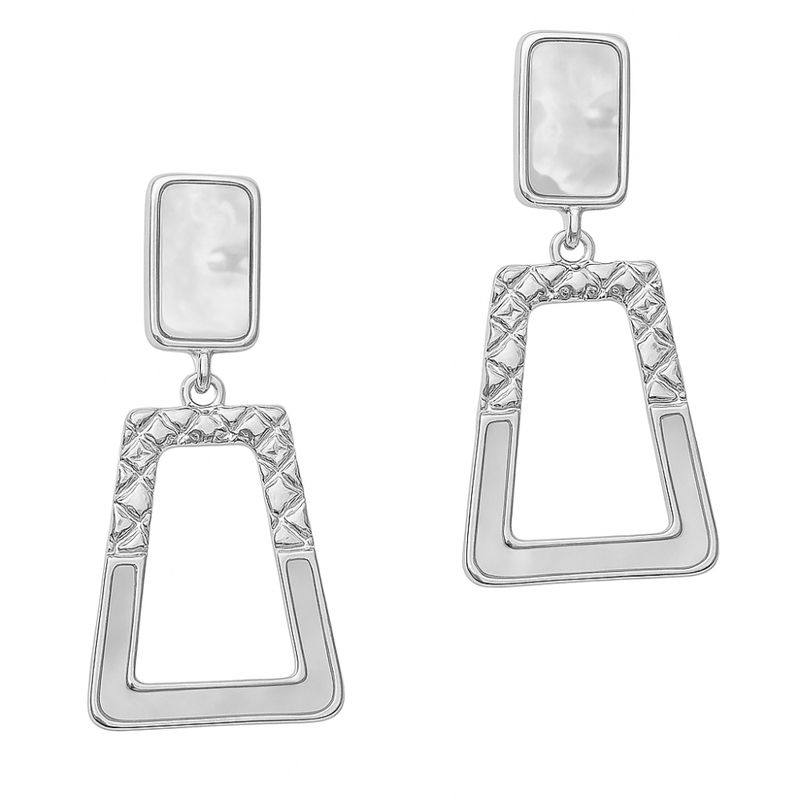     			Kailash Creation Global Silver Danglers Earrings ( Pack of 1 )