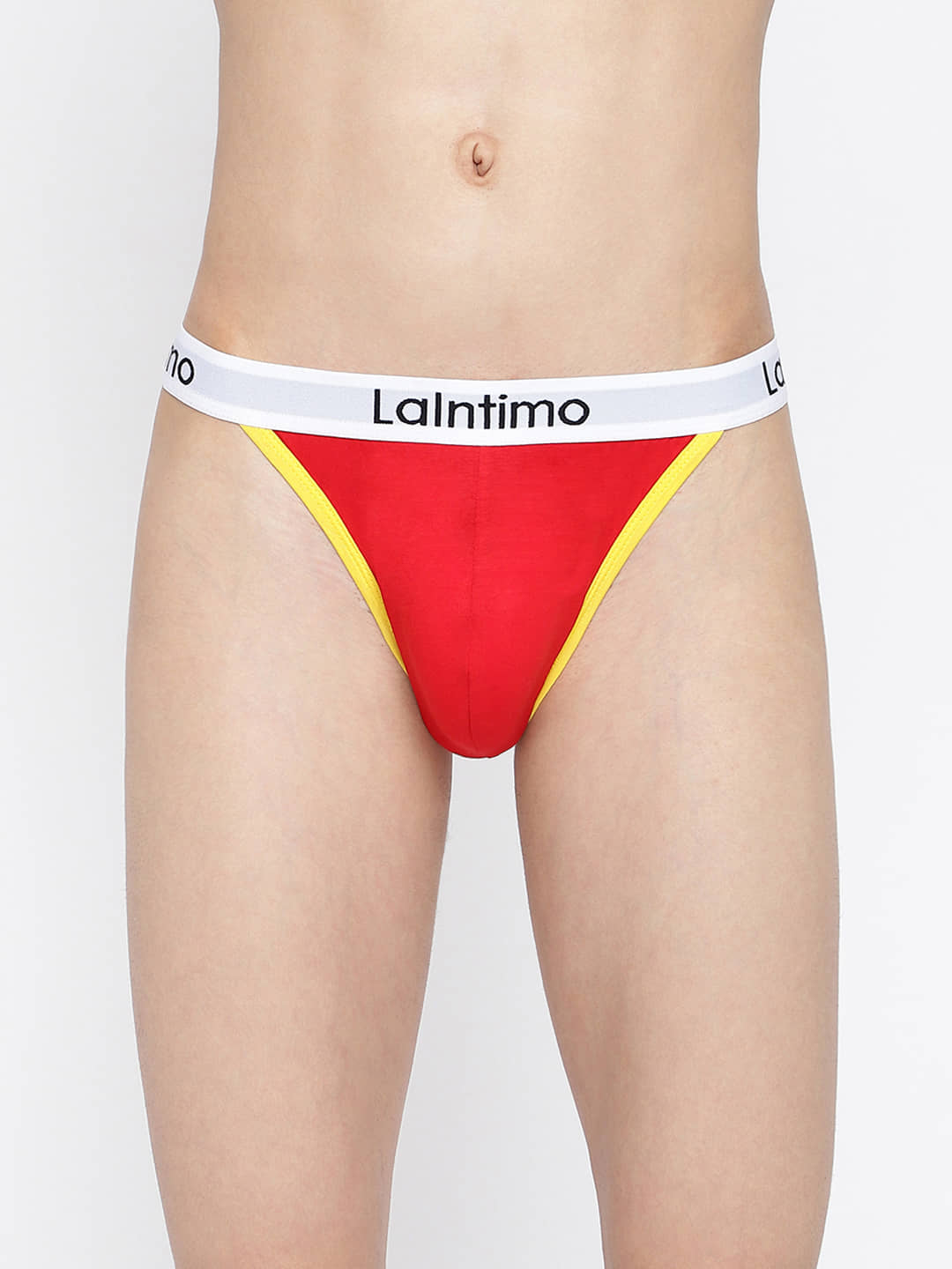 La Intimo Pack of 1 Lycra Briefs For Men's ( White )