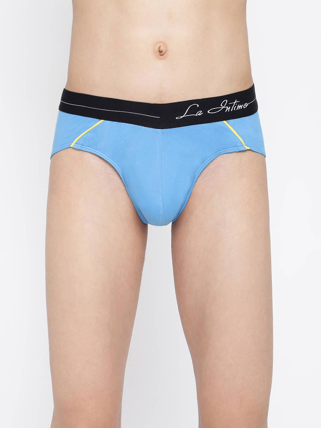     			La Intimo Pack of 1 Lycra Briefs For Men's ( Blue )