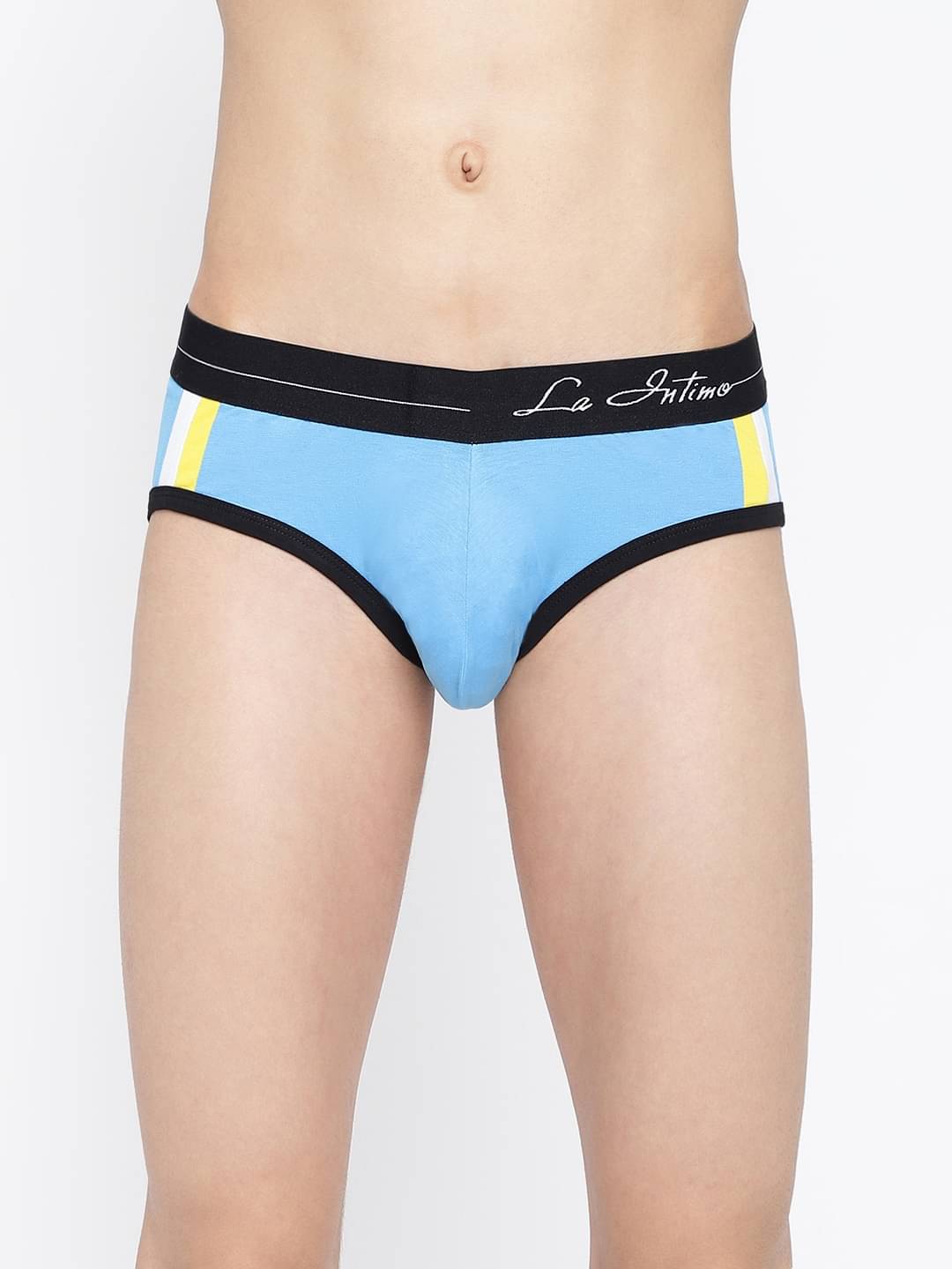     			La Intimo Pack of 1 Lycra Briefs For Men's ( Blue )