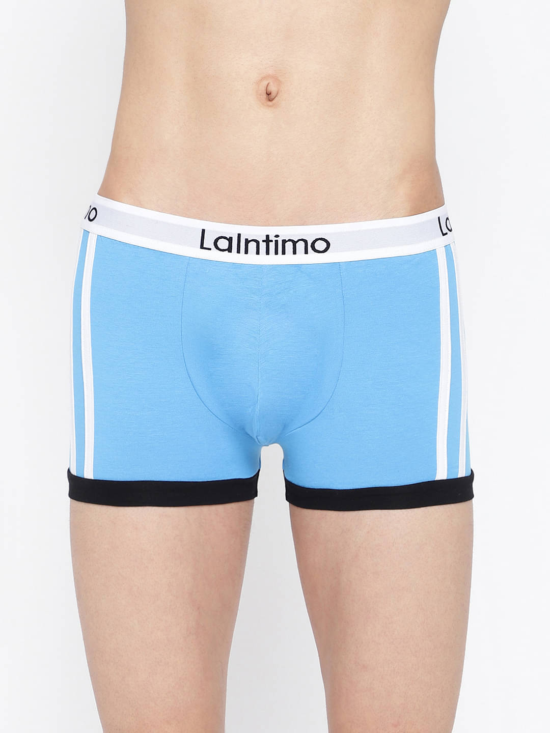     			La Intimo Pack of 1 Lycra Trunks For Men's ( Blue )