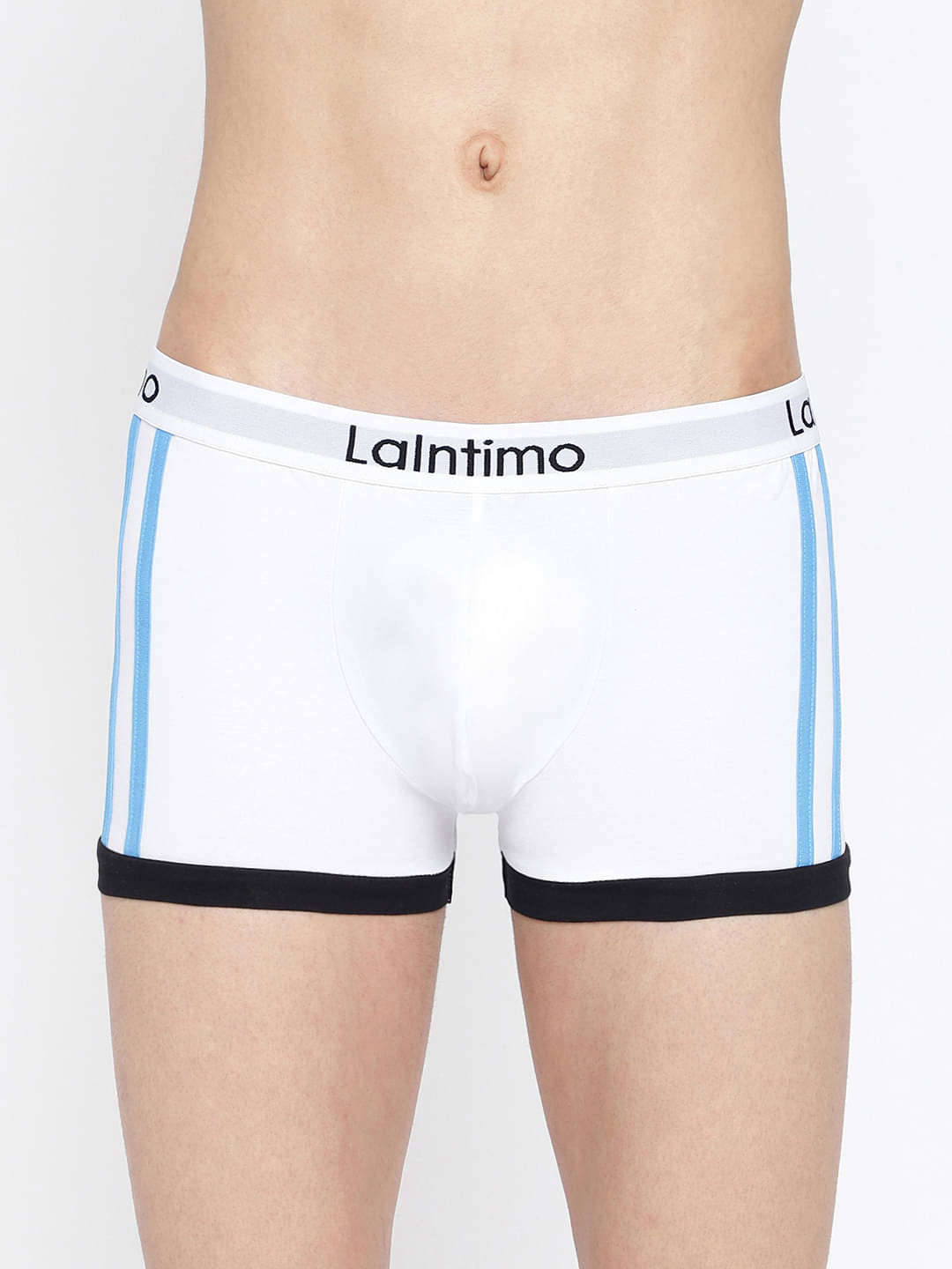La Intimo Pack of 1 Lycra Trunks For Men's ( White )     			La Intimo Pack of 1 Lycra Trunks For Men's ( White )