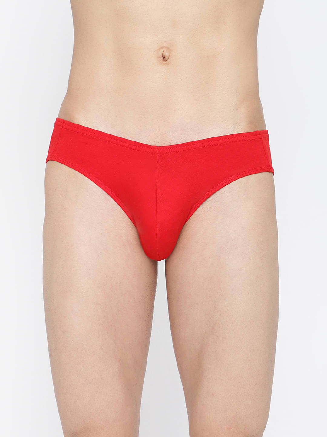     			La Intimo Pack of 1 Lycra Briefs For Men's ( Red )