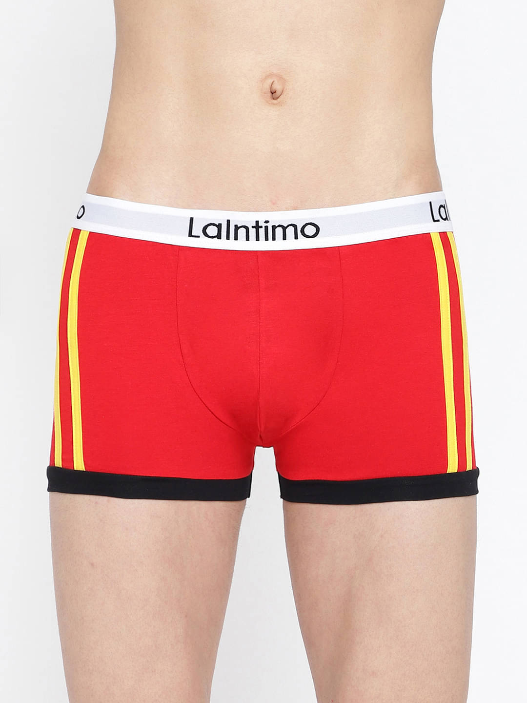     			La Intimo Pack of 1 Lycra Trunks For Men's ( Red )