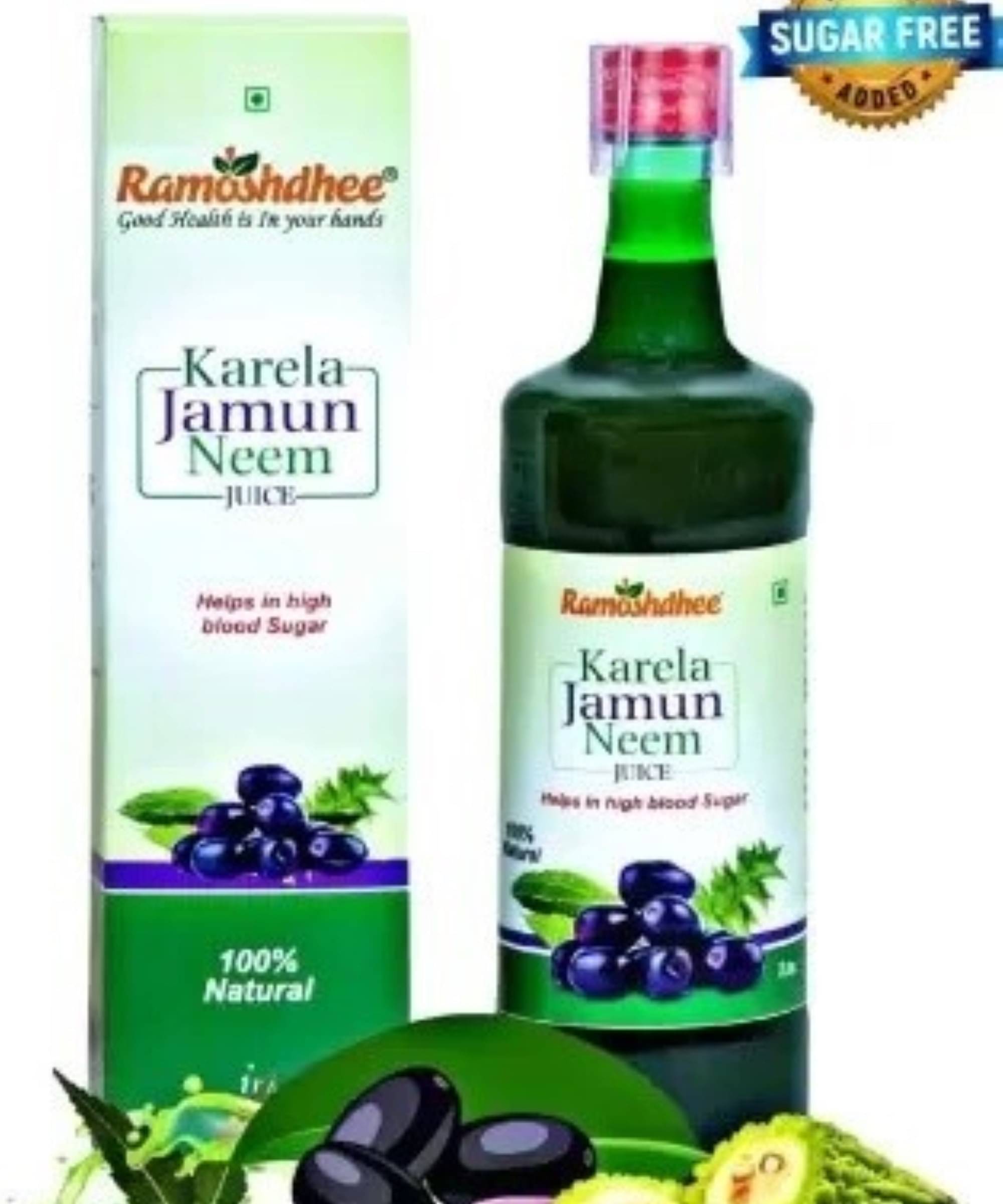     			Organic Karela Jamun Neem Juice | Diabetes Care | Controls Blood Sugar Naturally