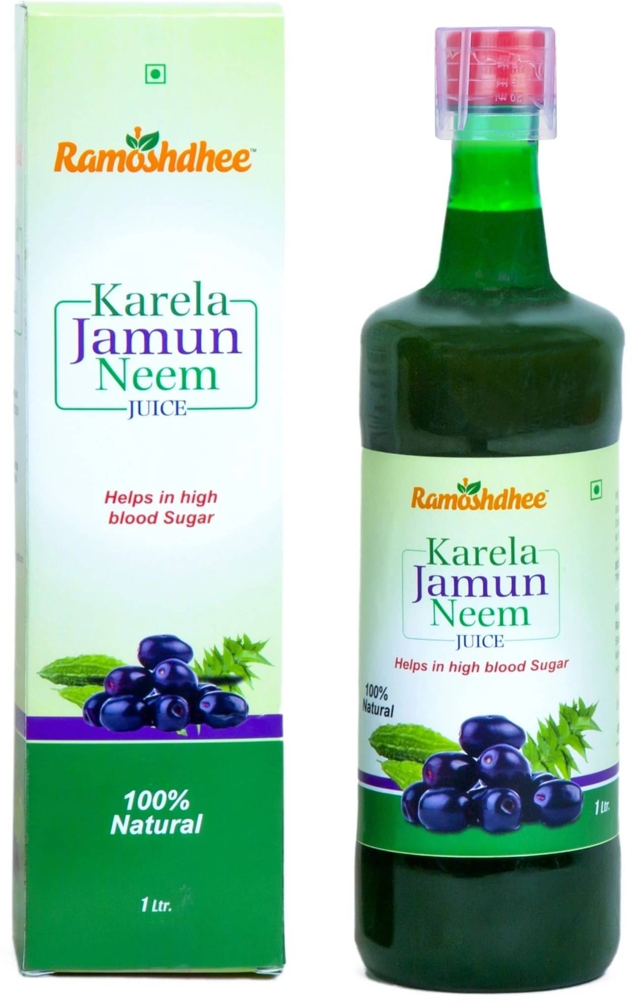     			Organic Karela Jamun Neem Juice|Helps Control Blood Sugar Level