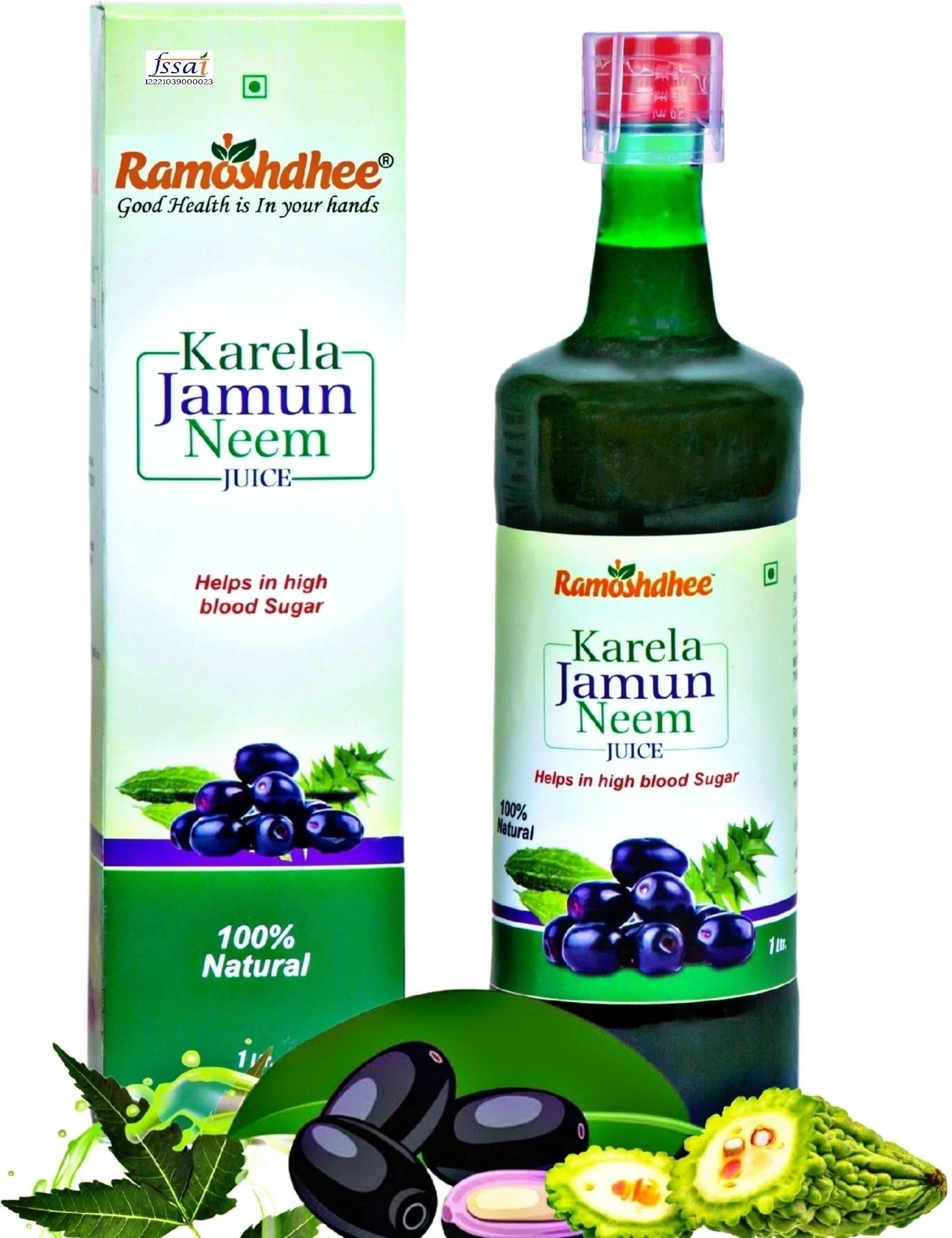 Organic Karela Jamun Neem Juice|Control Blood Sugar & Lower Bad Cholesterol Organic Karela Jamun Neem Juice|Control Blood Sugar & Lower Bad Cholesterol