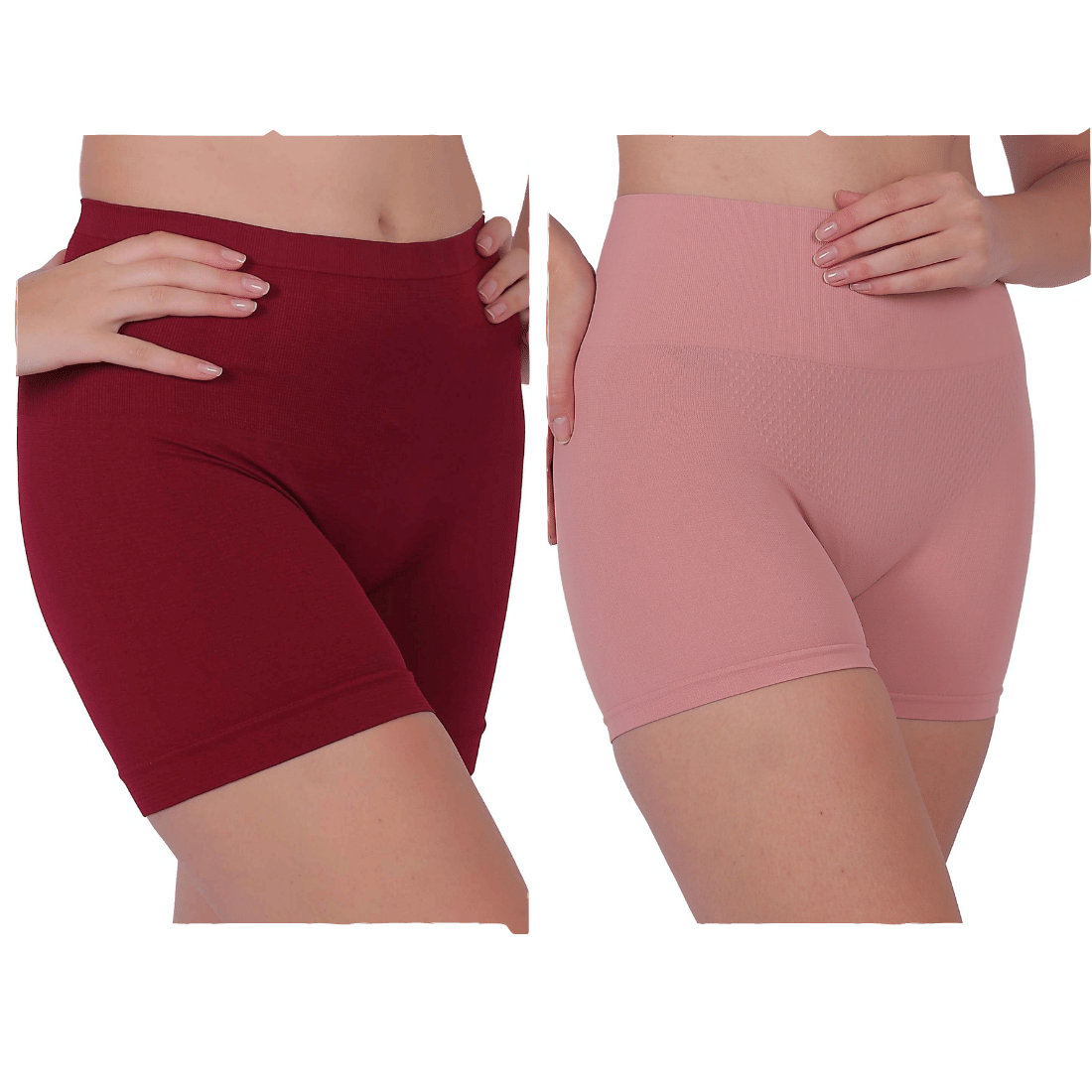 Pia Trends Pack of 2 Nylon Women's Shaping Bottoms ( Maroon,Peach ) Pia Trends Pack of 2 Nylon Women's Shaping Bottoms ( Maroon,Peach )