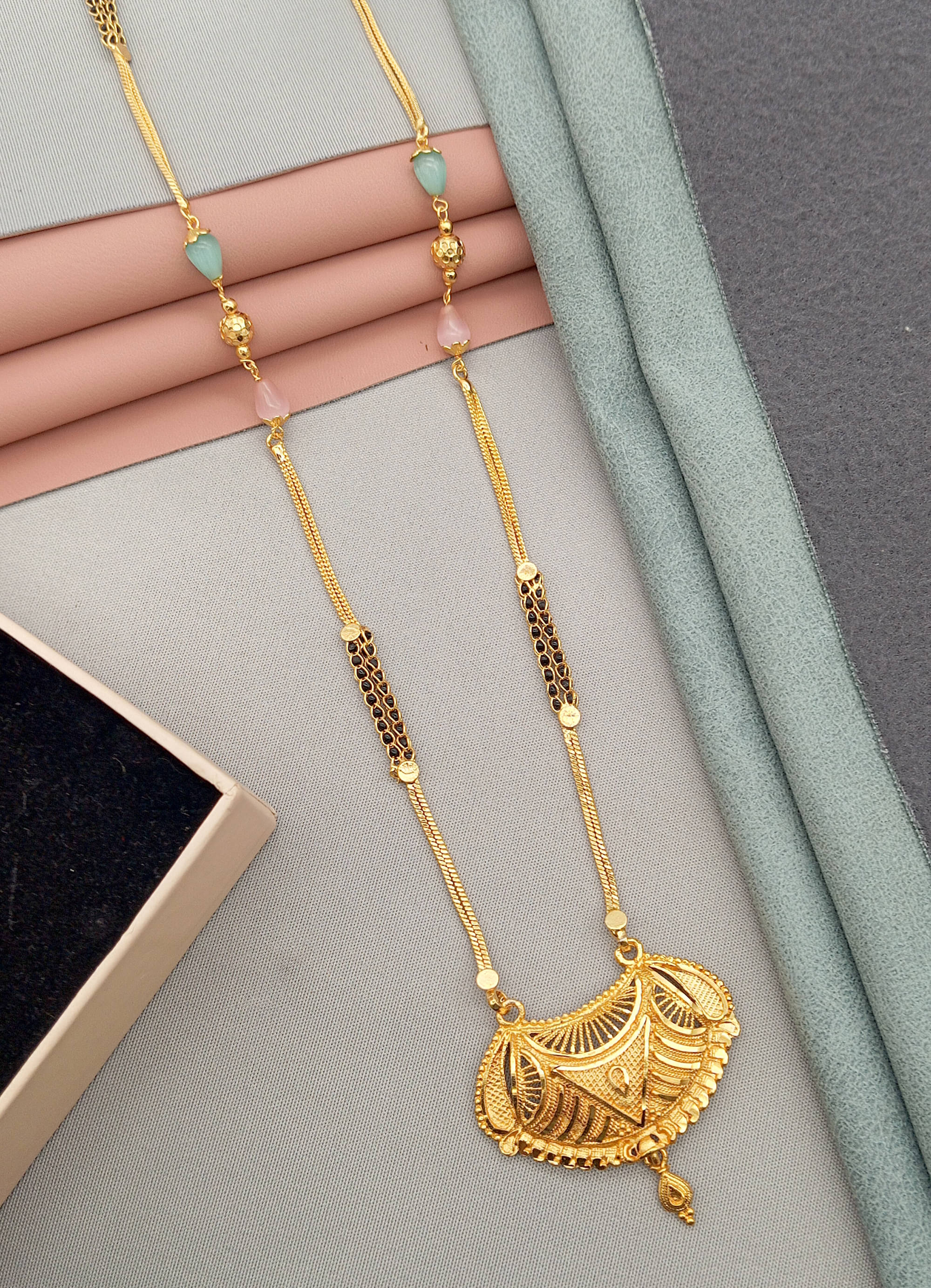 RANEM Golden Mangalsutra ( Pack of 1 ) RANEM Golden Mangalsutra ( Pack of 1 )