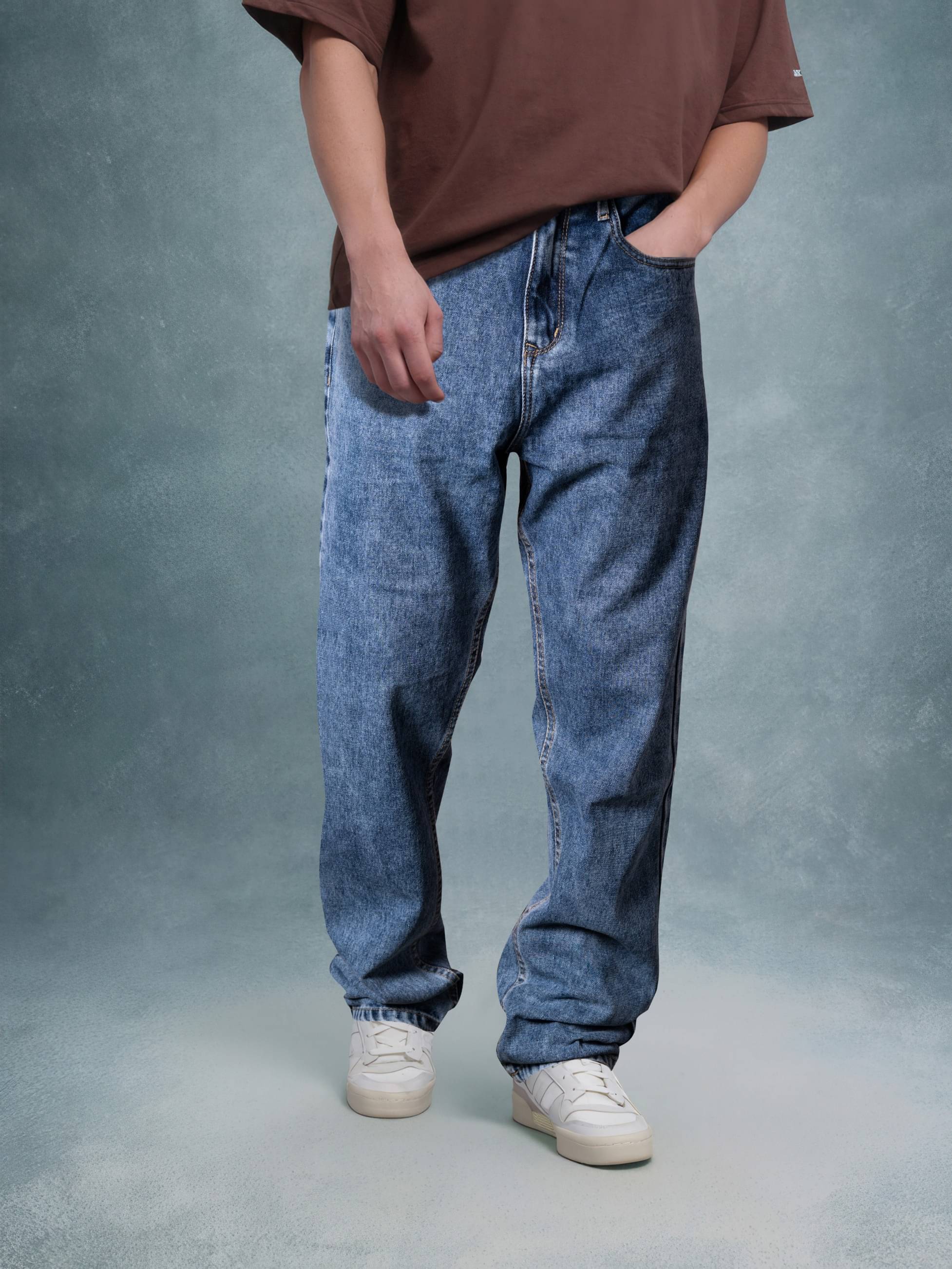     			RIG BONE Clean Look Men's Jeans - Light Blue ( Pack of 1 )