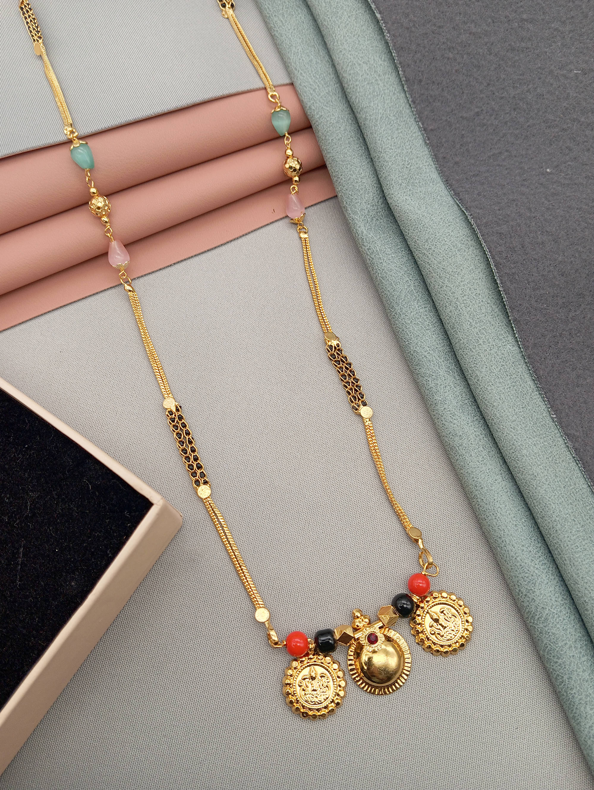 SHANKHRAJ MA LL Golden Mangalsutra ( Pack of 1 ) SHANKHRAJ MA LL Golden Mangalsutra ( Pack of 1 )