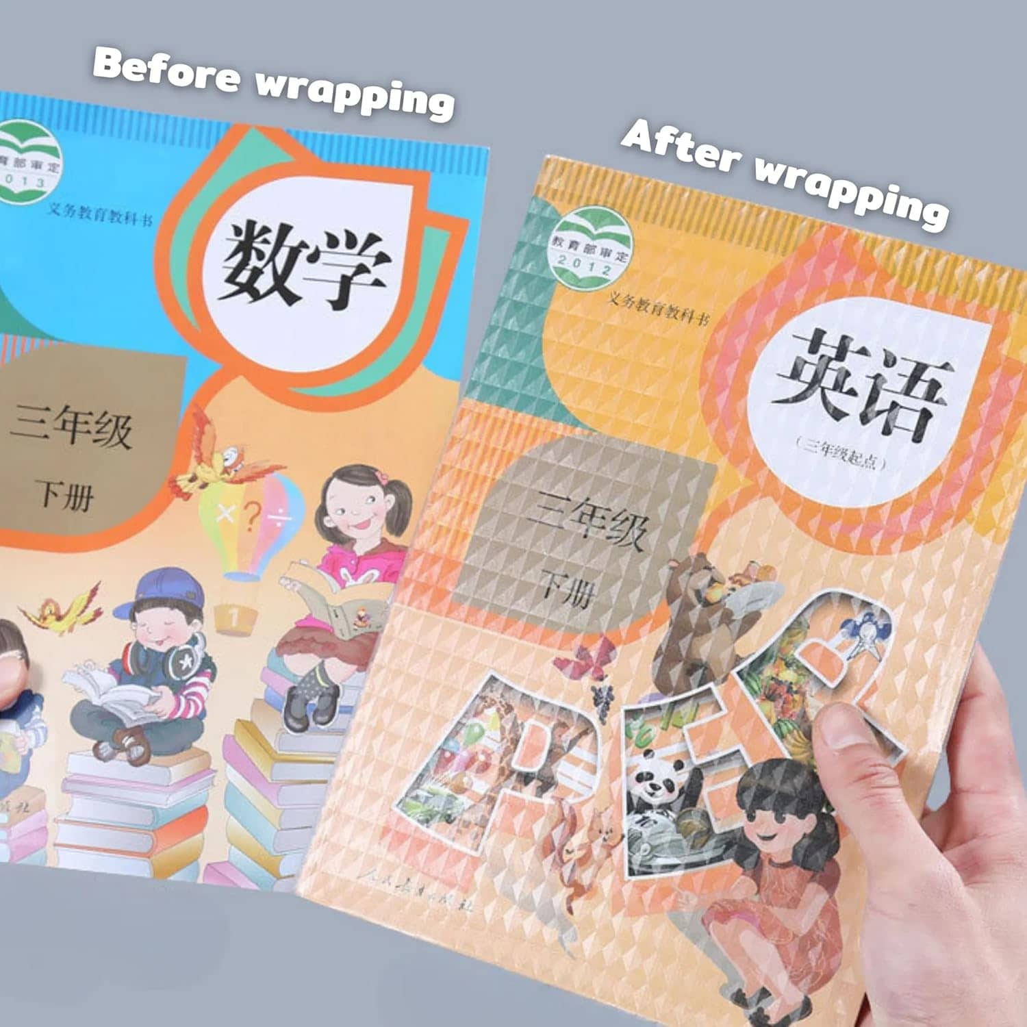 SKYVILLA  30pcs Book Covers Waterproof Plastic Transparent Paper Sticker Book Cover for Textbooks Biding Cover Protective Thick Sticky Cover for Students School Office Self-Adhesive (3 Different Size) - Stationery | Buy online on ZillyBuy