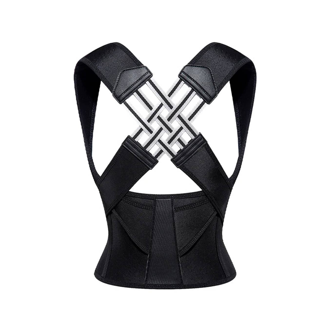     			Selva Black Back Support ( Pack of 1 )