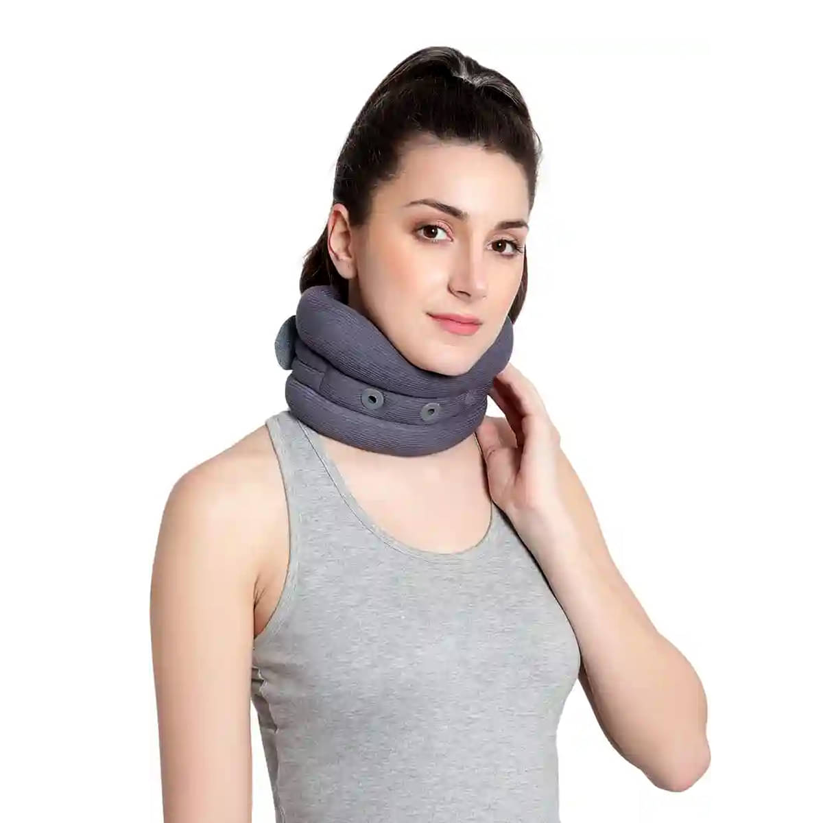    			Selva Grey Neck Support ( Pack of 1 )