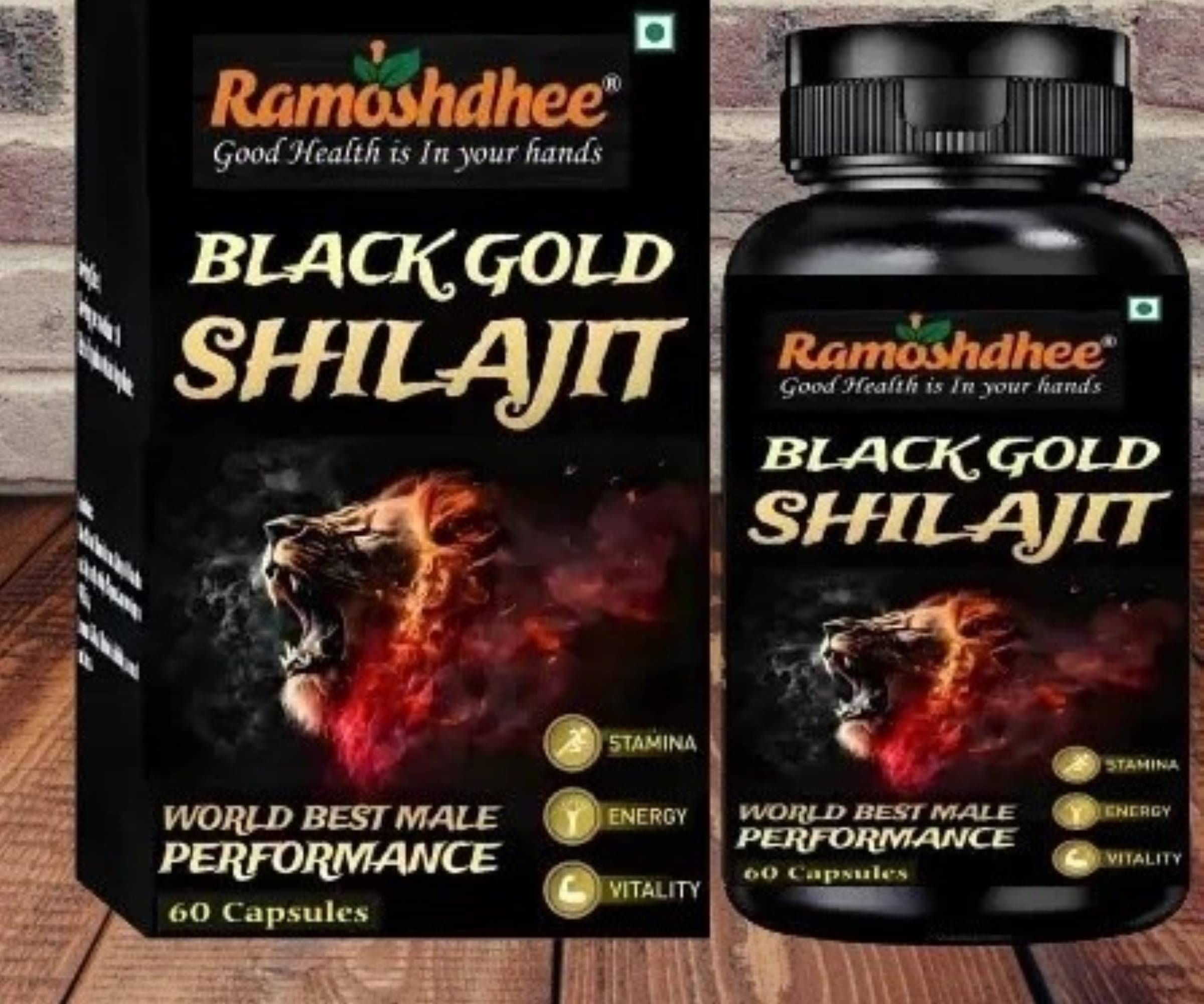 Shilajit Gold (60 Capsule) Strength Stamina Power Performance Energy     			Shilajit Gold (60 Capsule) Strength Stamina Power Performance Energy