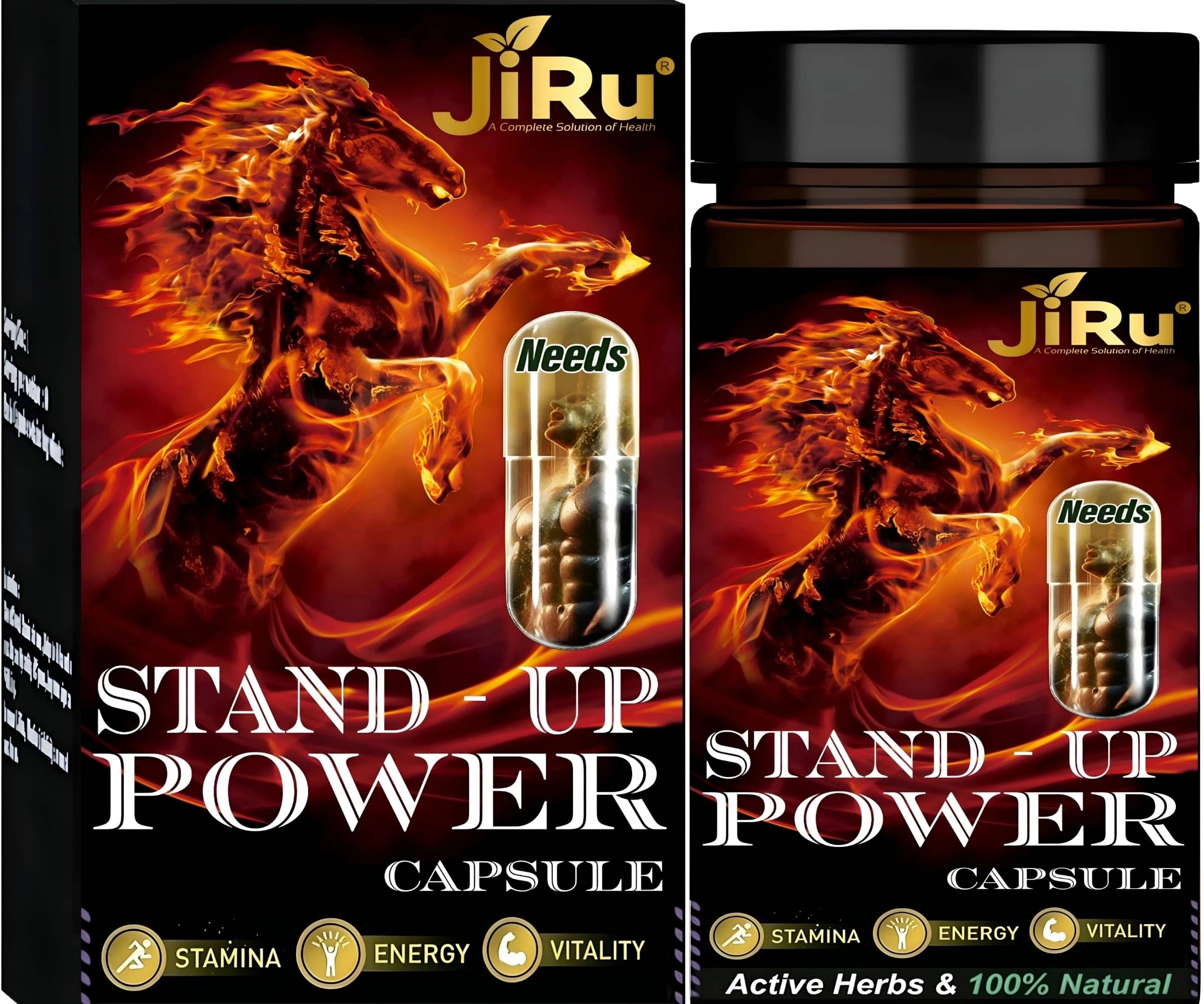 STAND UP 60 Capsules|Boosts Stamina In 2 Weeks|Enhance Strength & Immunity STAND UP 60 Capsules|Boosts Stamina In 2 Weeks|Enhance Strength & Immunity