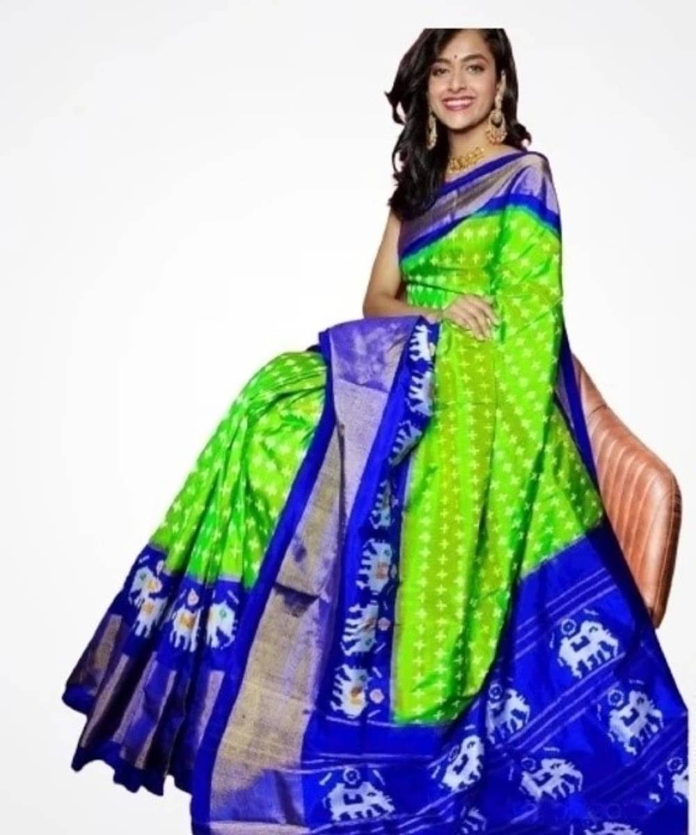 Suali Silk Printed Saree With Unstitched Blouse Piece ( Green ) Suali Silk Printed Saree With Unstitched Blouse Piece ( Green )