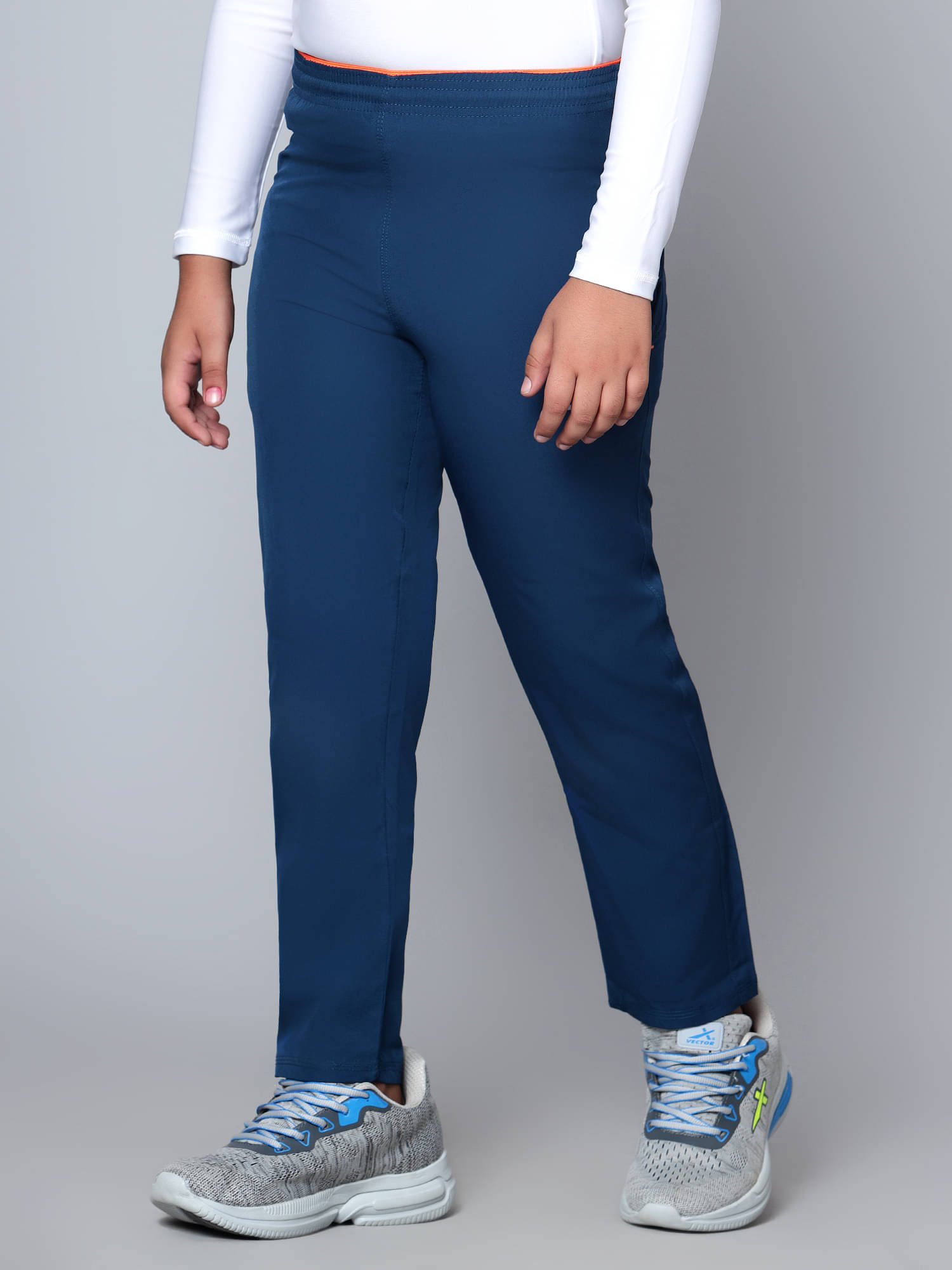     			Vector X Pack of 1 Boys Polyester Trackpant ( Teal )