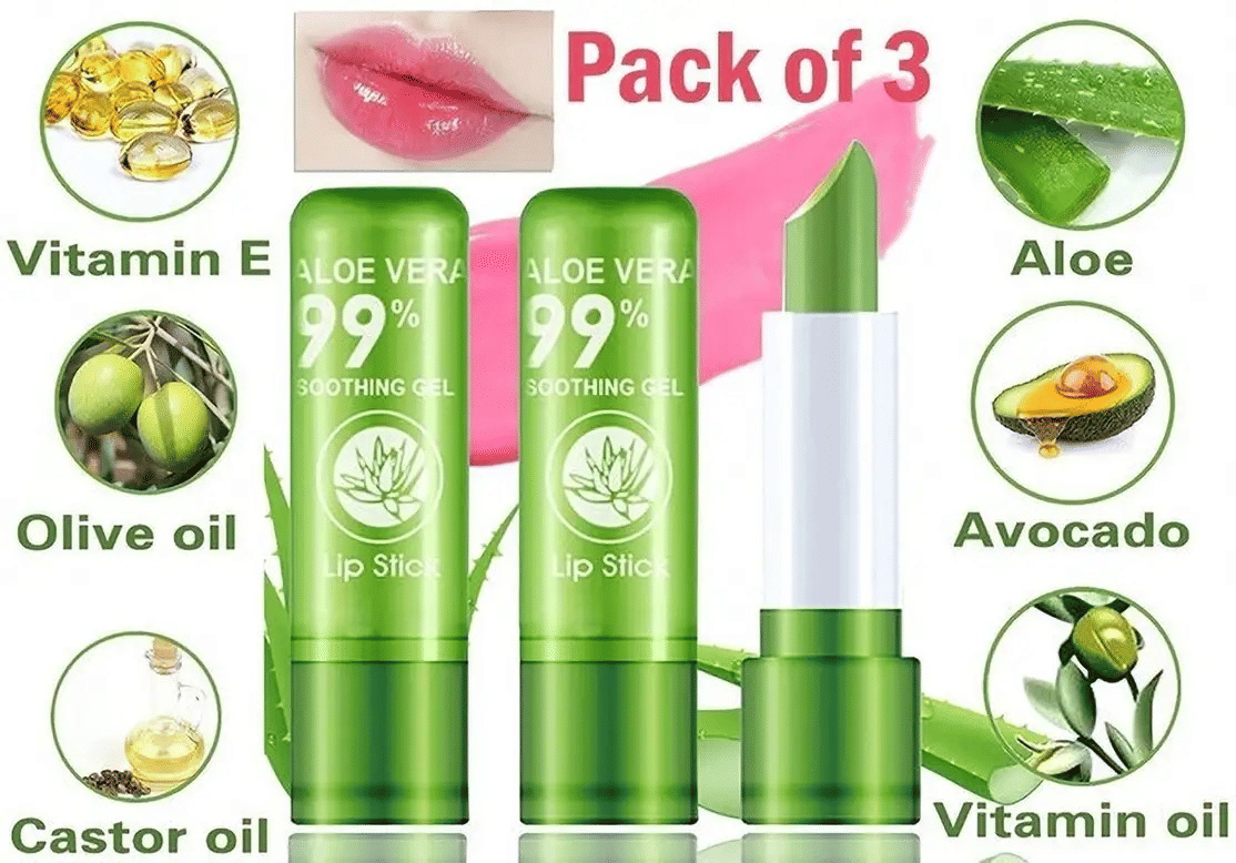 Venus Traders Baby Pink Glossy Color Changing Crayon Lipstick ( Pack of 3 ) Venus Traders Baby Pink Glossy Color Changing Crayon Lipstick ( Pack of 3 )