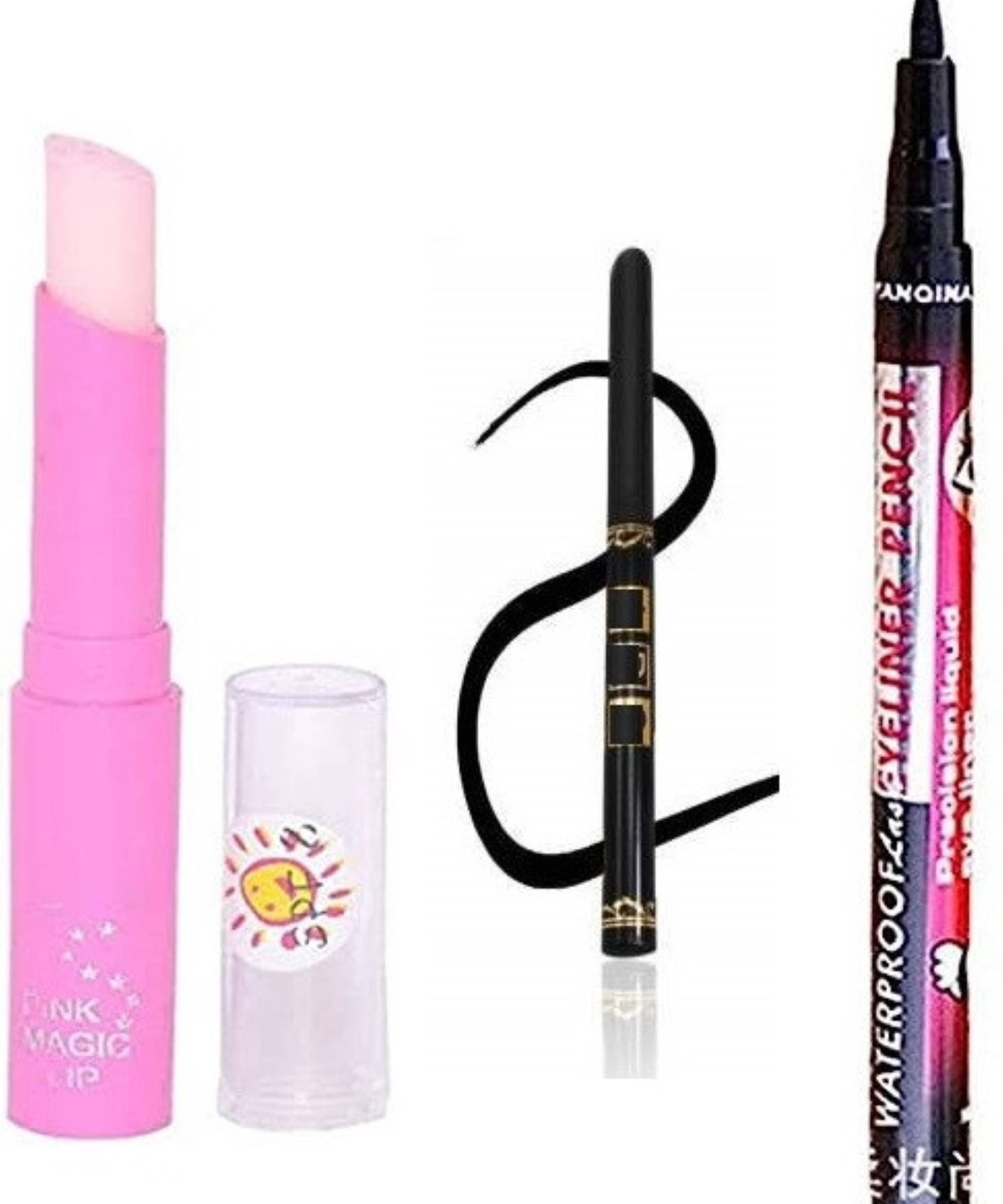     			Yelgo Makeup Kit ( Lipbalm::Kajal::Eyeliner )