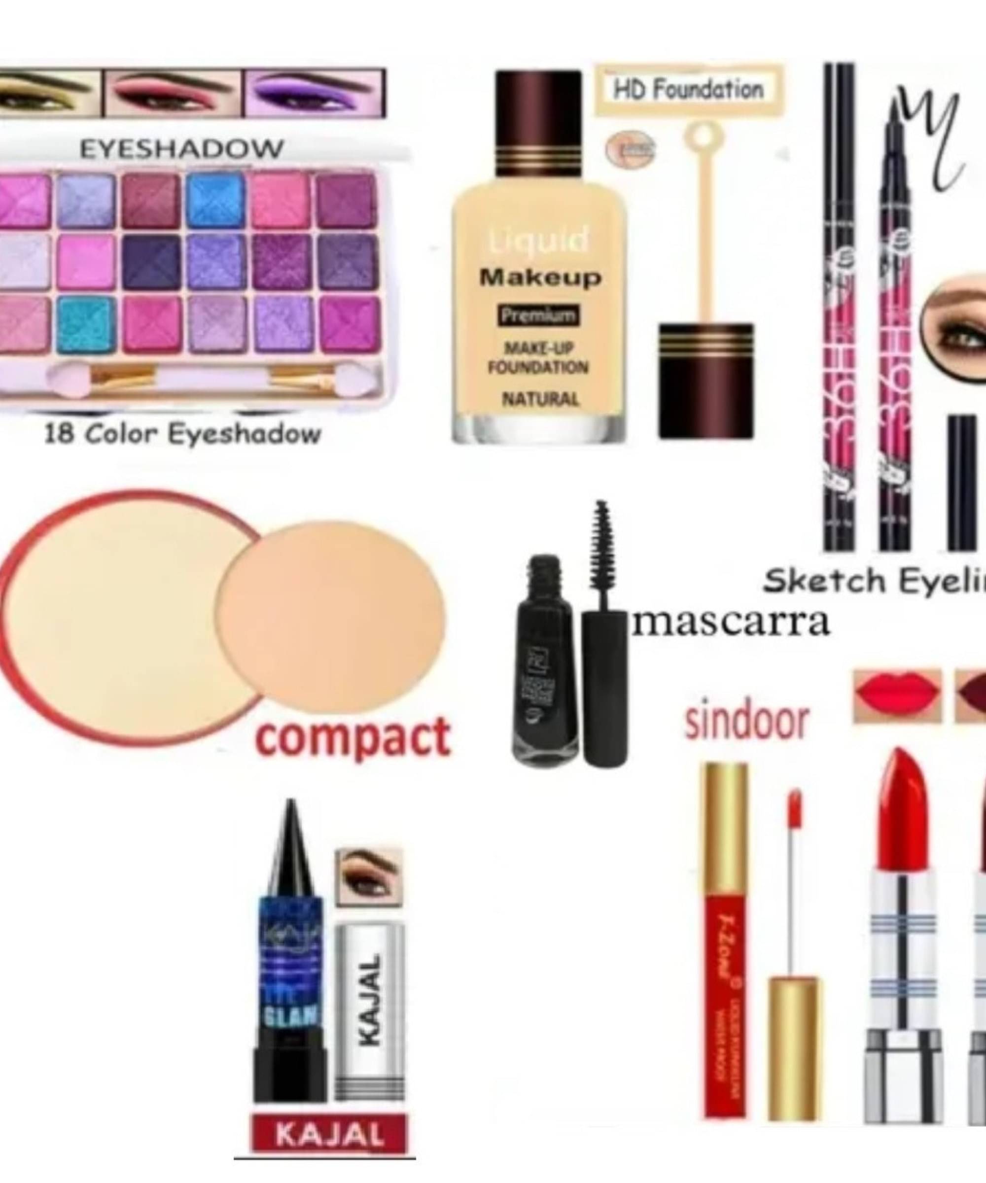     			Yelgo Makeup Kit ( combo kit )