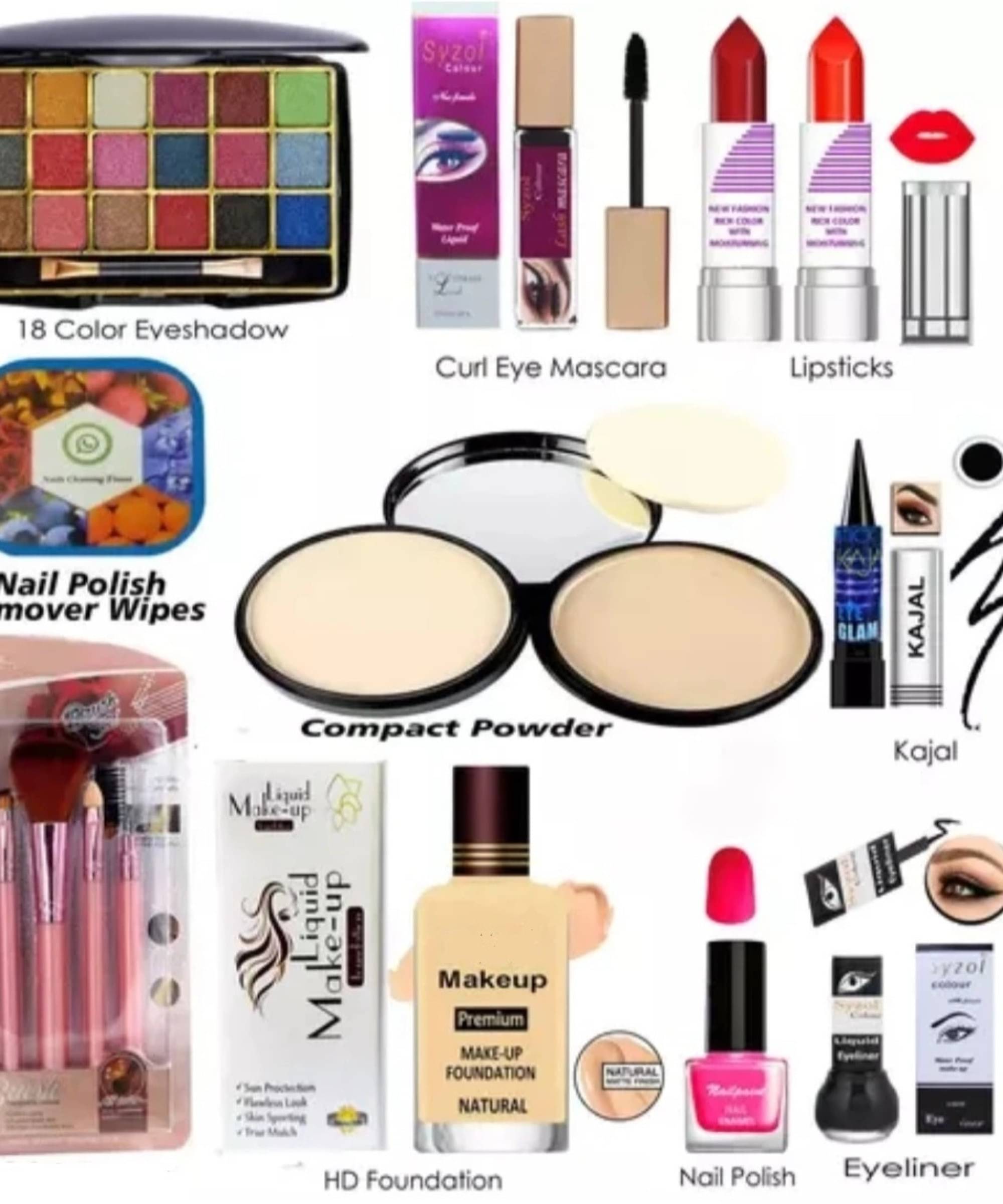     			Yelgo Makeup Kit ( combo kit )